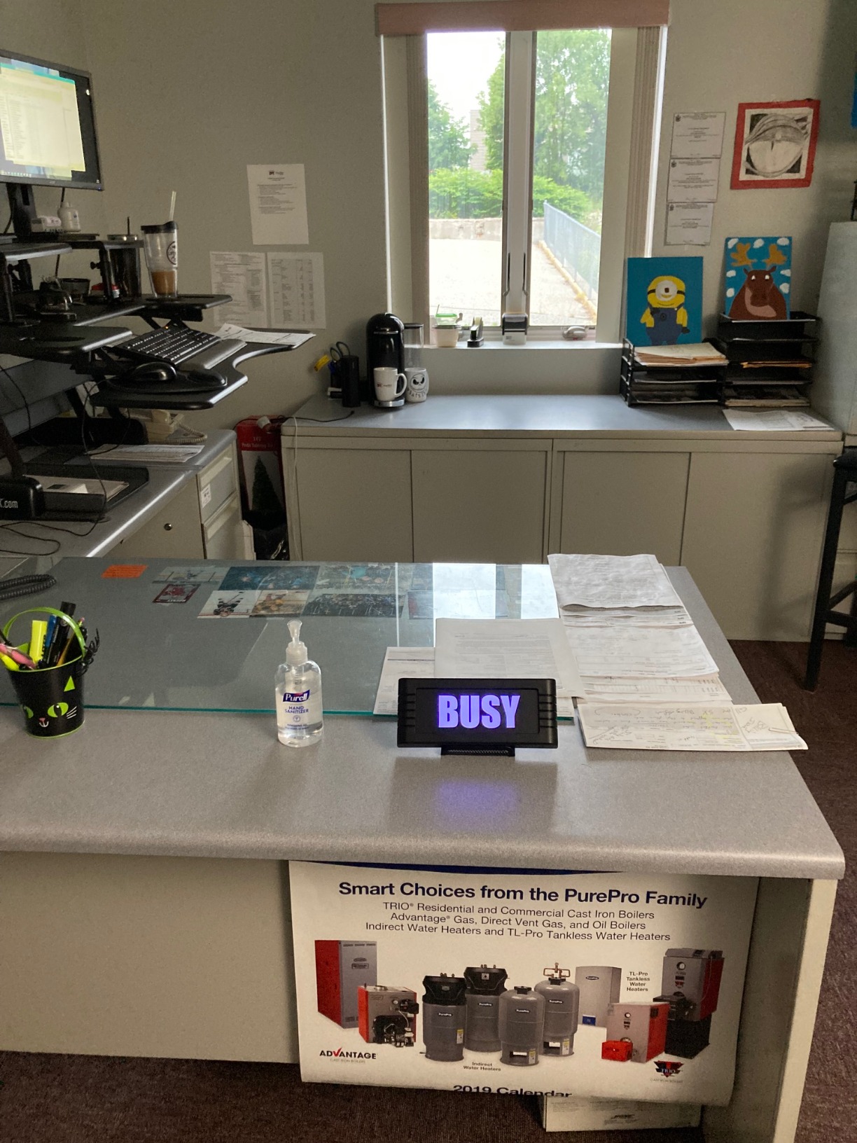 BusyBox S smart sign | Bluetooth | Battery Powered | Home Office | Wireless | Recording | Gaming | Streaming | Do Not Disturb Sign | On Air Sign | Office Decor | Online Classes (5,000 mAH Battery) customer photo 2