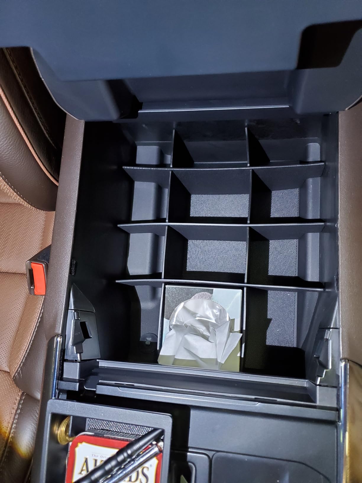 Vehicle OCD - Center Console Organizer for Ford F150 (2021-2026) (full console w/bucket seats ONLY) - Made in USA - Select 2024-2026 models - SLX169 customer photo 1