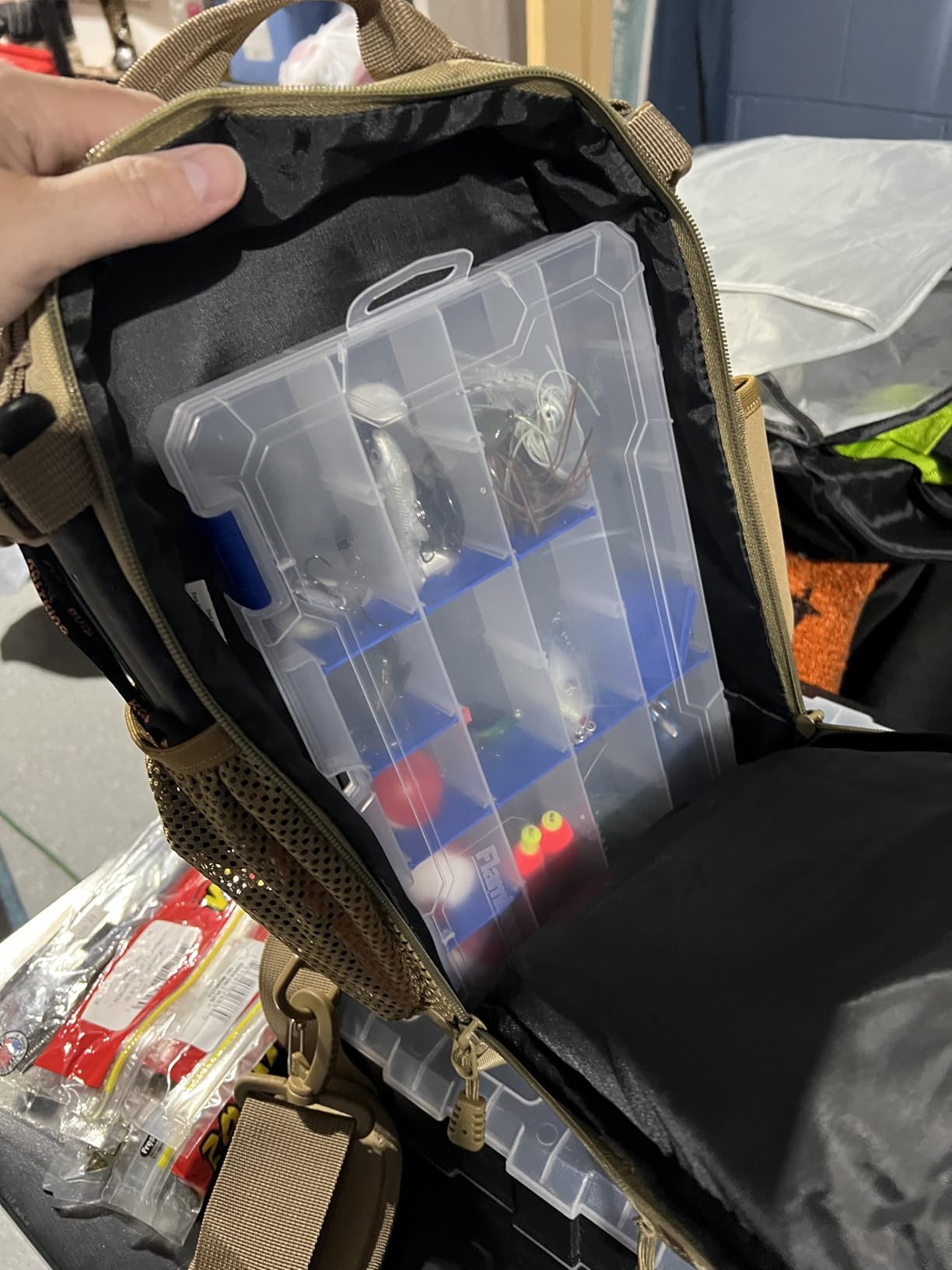 KastKing BlowBak Tactical Sling Tackle Bag - Lightweight Fishing Backpack Storage Fishing Gear and Equipment customer photo 1