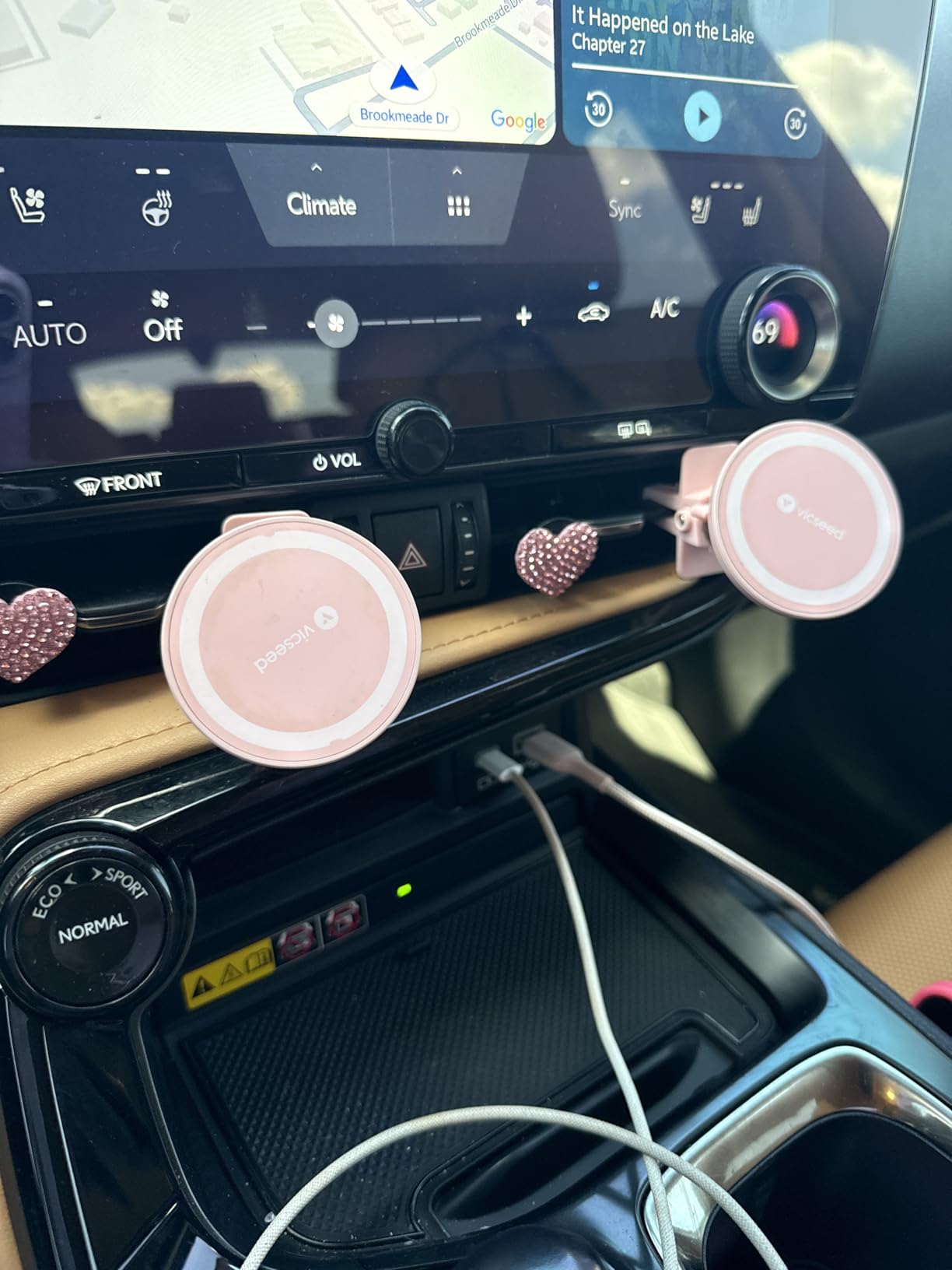 VICSEED for MagSafe Car Mount [Upgraded Strongest Magnet Power] Magnetic Phone Holder for Car Vent 360 Adjustable Magnetic Car Phone Holder Mount for iPhone 17 Pro Max 16 15 14 13 12 Plus Mini customer photo 2