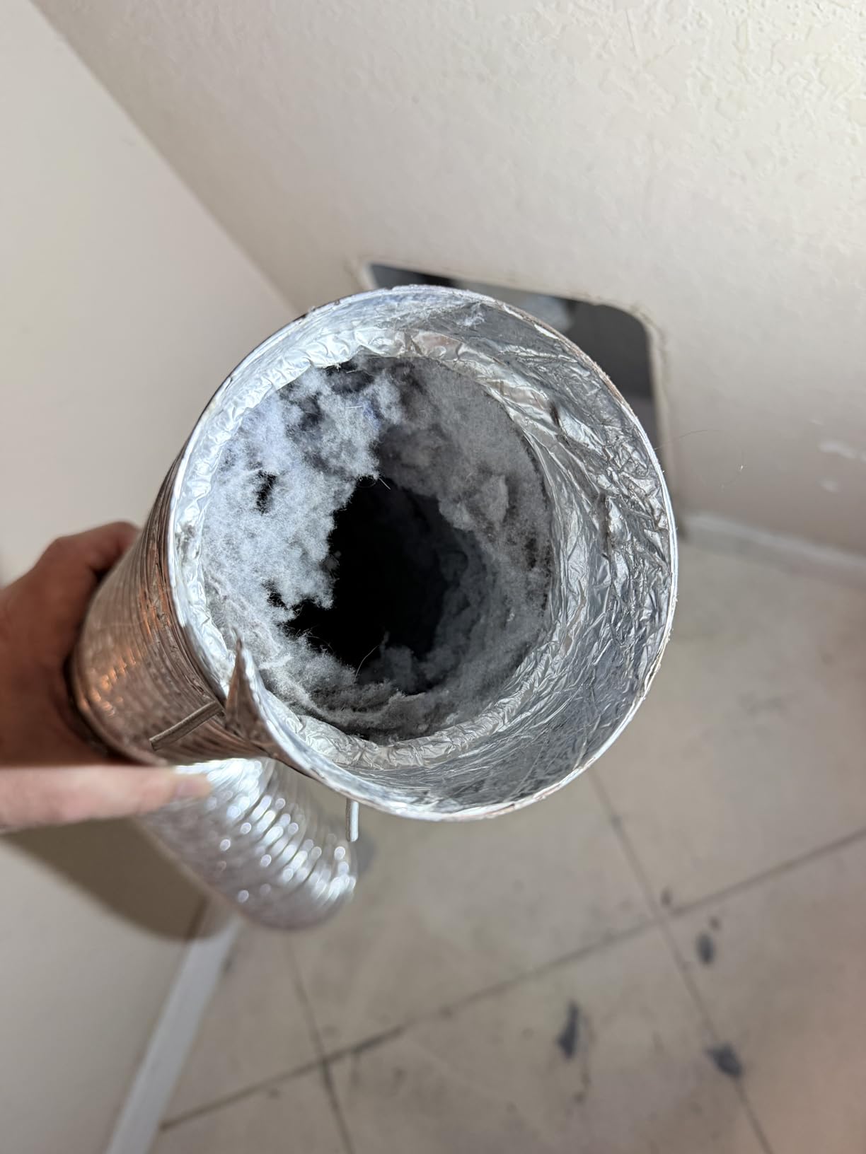 Holikme 50Feet Dryer Vent Cleaner Kit - Flexible Lint Brush with Drill Attachment, Extends up to 50Feet for Fireplace Chimney & Dryer Vent Cleaning,Use with or Without a Power Drill customer photo 2