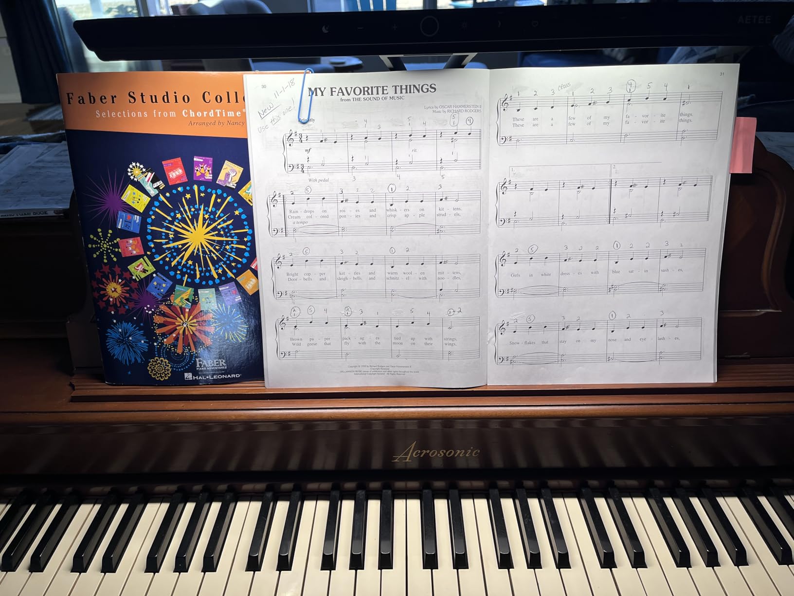 Professional LED Piano Lights for Upright Piano - Piano Lamps with Ambient Light, Favorite Mode, Eye-Care, 5 Levels Color Temperatures, 5 Levels Dimming, Steady Base, Black(Updated Version) customer photo 2