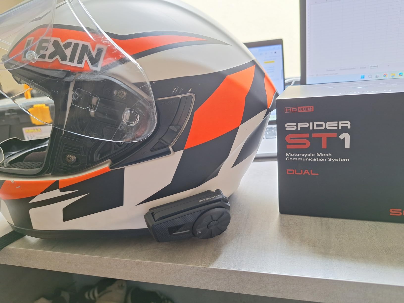 Sena Spider RT1 Low Profile Motorcycle Mesh Communication System customer photo 2