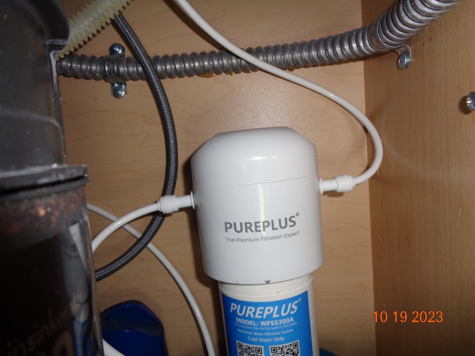 PUREPLUS Under Sink Water Filter System, 22000 Gallons, 99.99% Chlorine Reduction, NSF/ANSI 42 Certified, Removes Heavy Metals, Chlorine, Direct Connect Under Counter Water Filtration System customer photo 2