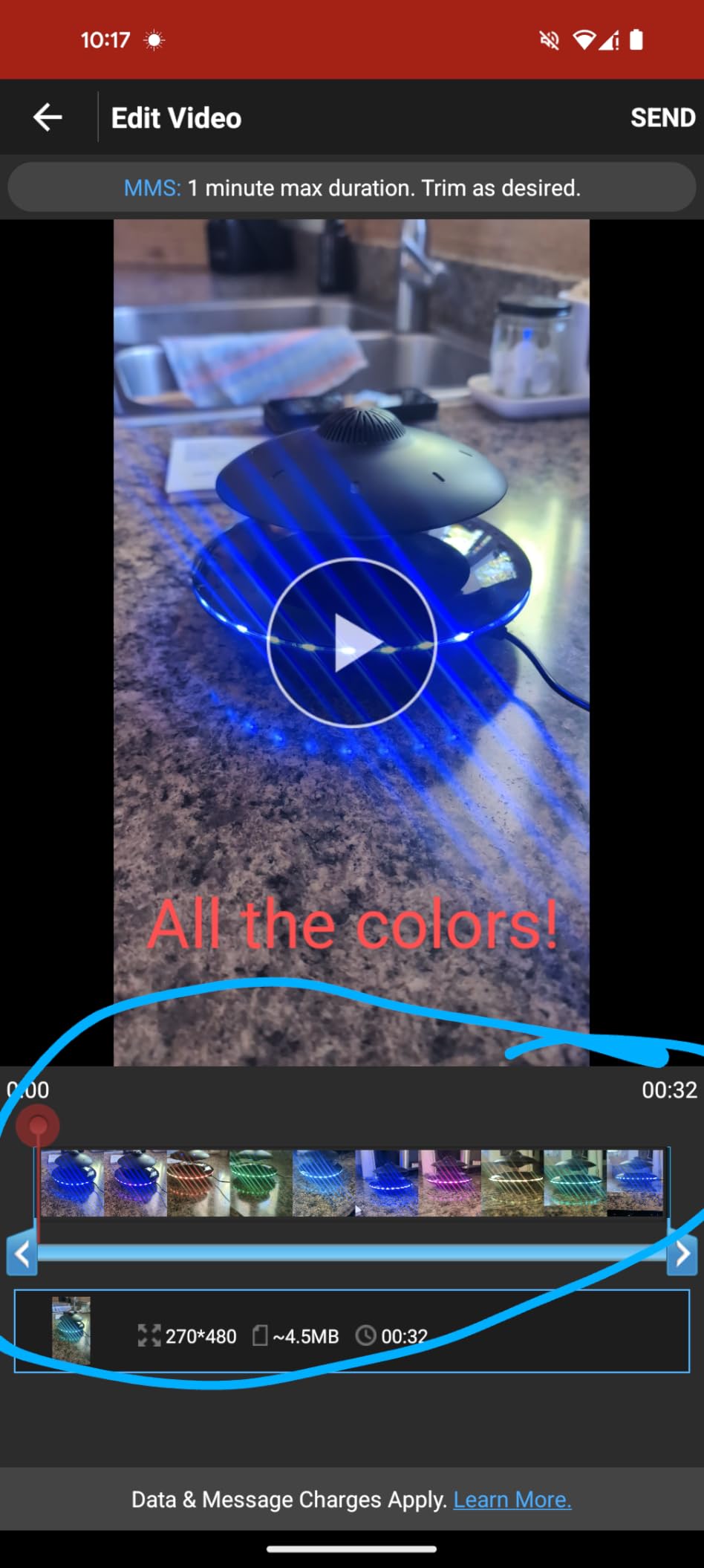 Magnetic Levitating Bluetooth Speaker, Levitating UFO Speakers with LED Lights, 360 Degree Rotation customer photo 2
