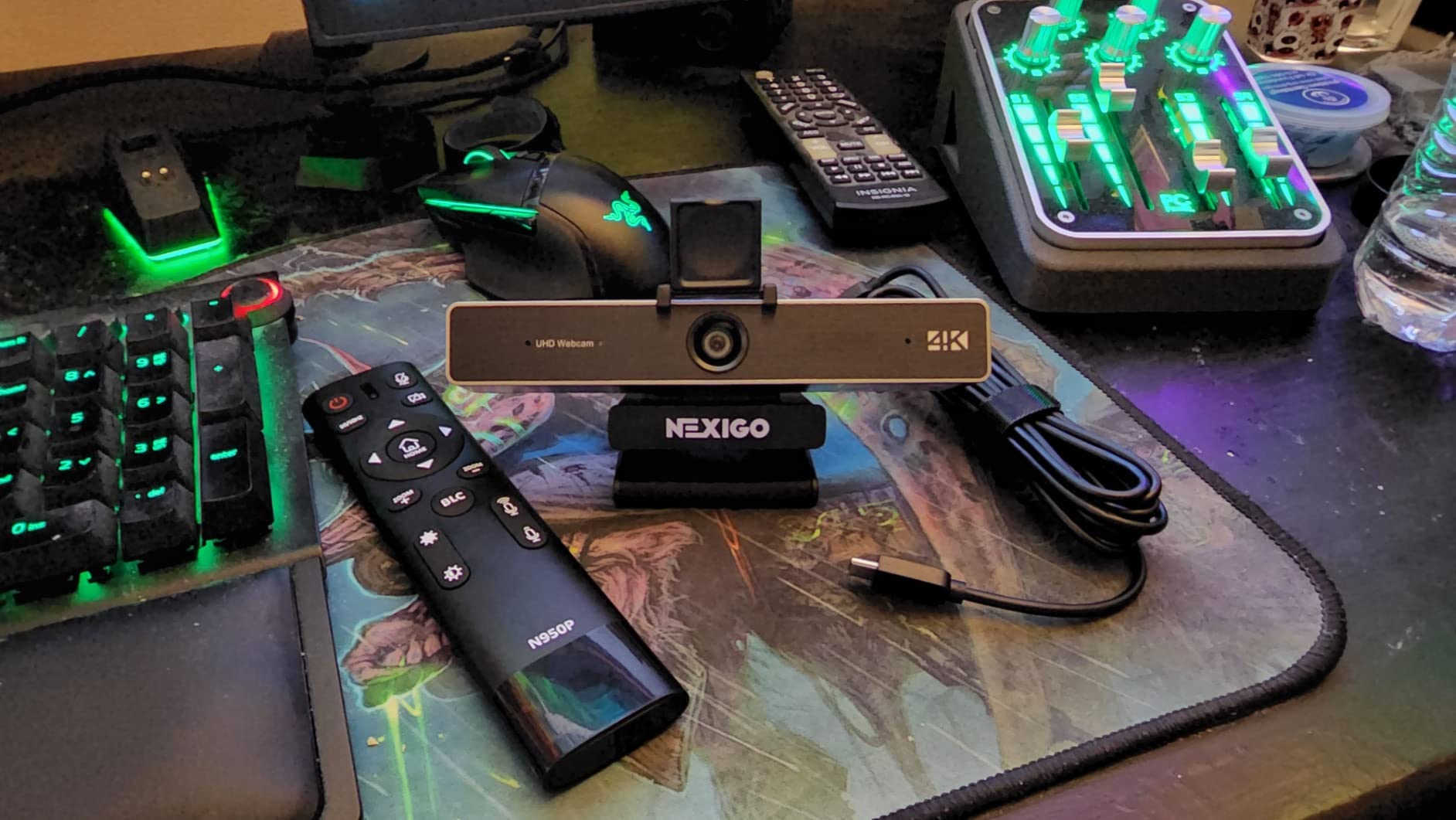 NexiGo N960E 1080P 60FPS Webcam with Light, Software Included, Fast AutoFocus, Built-in Privacy Cover, USB Web Camera, Dual Stereo Microphone, for Zoom Meeting Skype Teams Twitch customer photo 2