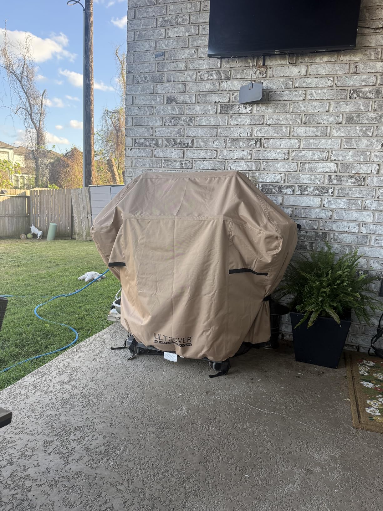 ULTCOVER Waterproof Grill Cover 64 inch, Heavy Duty BBQ Cover for 4-6 Burners Outdoor Gas Barbecue Grill customer photo 2