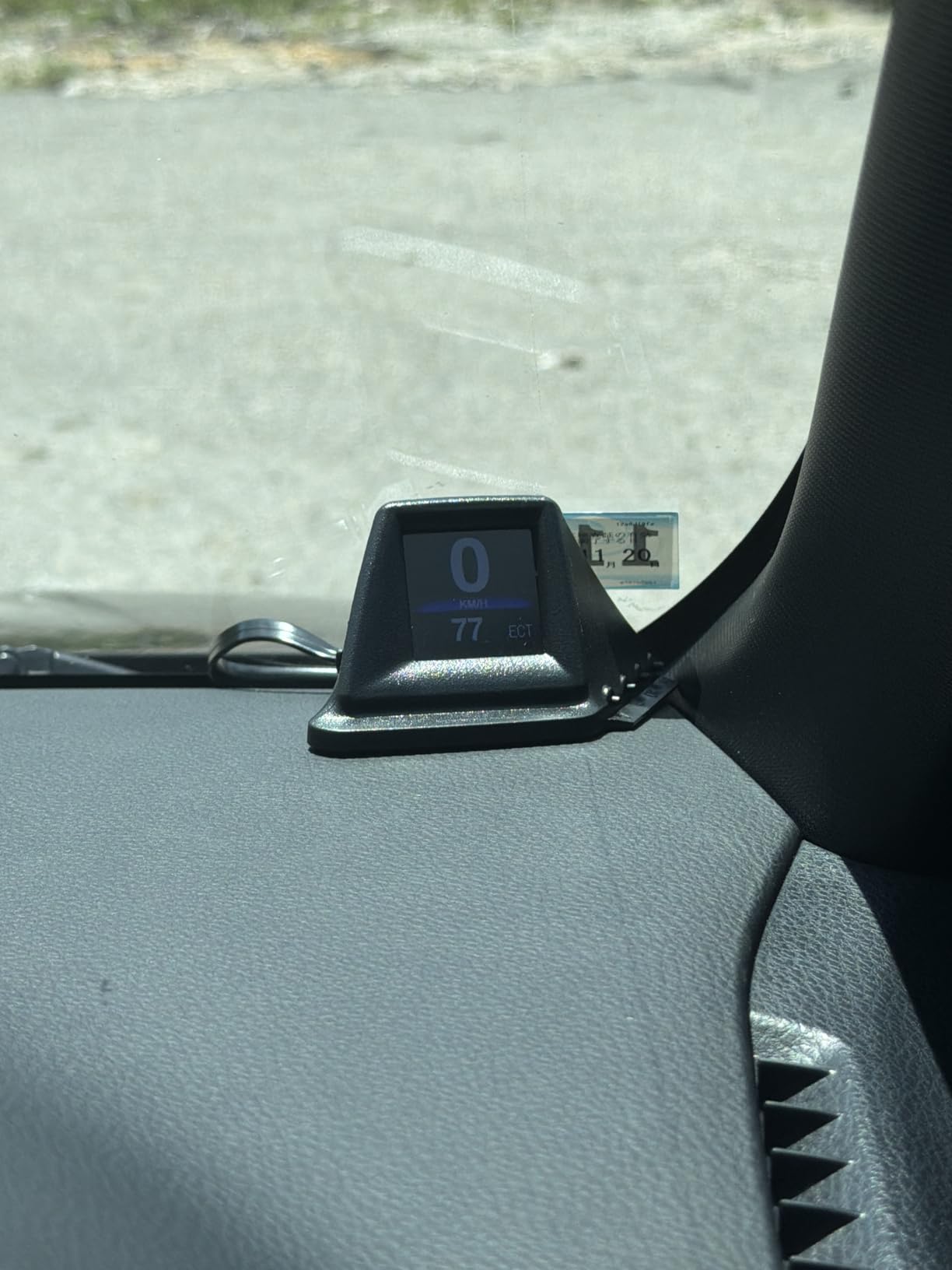 Head Up Display, Car HUD P8, OBDII & GPS Dual System, The 1st Model in The Market Can be Installed on A-Pillar Trim, Only works on most 2008+ cars customer photo 2