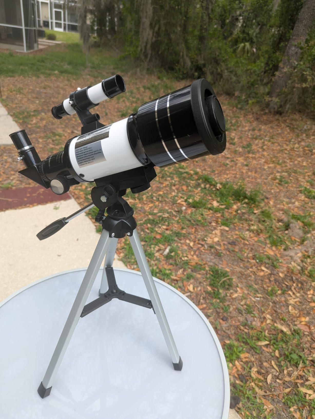 Telescope for Adults & Kids, 70mm Aperture Refractor (15X-150X) Portable Travel Telescope with Phone Adapter & Wireless Remote, Astronomy Beginners Gifts, Black customer photo 1