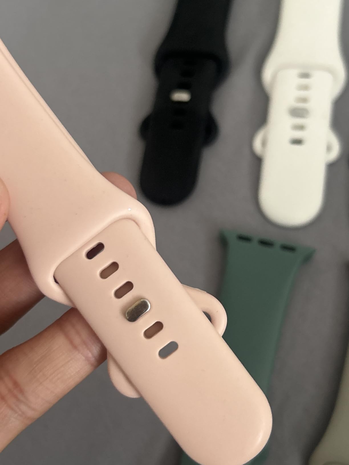 Maledan 6 Pack Bands Compatible for Apple Watch Band 38mm 40mm 41mm 42mm 44mm 45mm 46mm 49mm Women Men, Soft Silicone Sport Band Strap for iWatch Apple Watch Series 11 10 9 8 7 6 5 4 3 2 1 SE Ultra customer photo 2