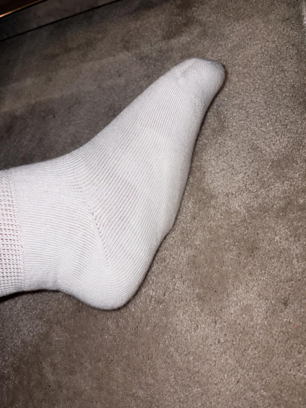 CIRZUEX Extra Wide Socks for Lymphedema Swollen Feet Leg, Bariatric Socks, Cast Boot Sock, Diabetic Non Binding Neuropathy Swelling Women Men 2 Pairs customer photo 1