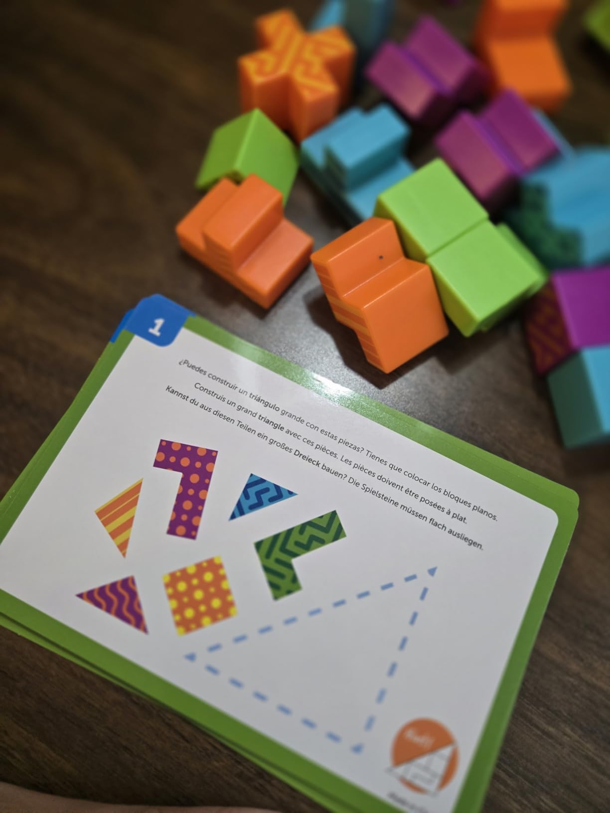 Learning Resources STEM Explorers Brainometry - 3d Puzzle, Brain Games, Brainteaser, Building Logic Toys, Gifts For Boys and Girls, Fine Motor Skills , Pattern Blocks, Math Manipulatives customer photo 1