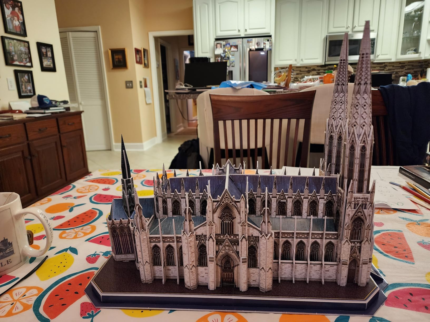 CubicFun 3D Puzzles for Adults St. Patrick's Cathedral Model Kits, New York Architecture Puzzles for Adults Building Toys for Kids Ages 10+, 117 Pieces with Booklet for Grandkids customer photo 1