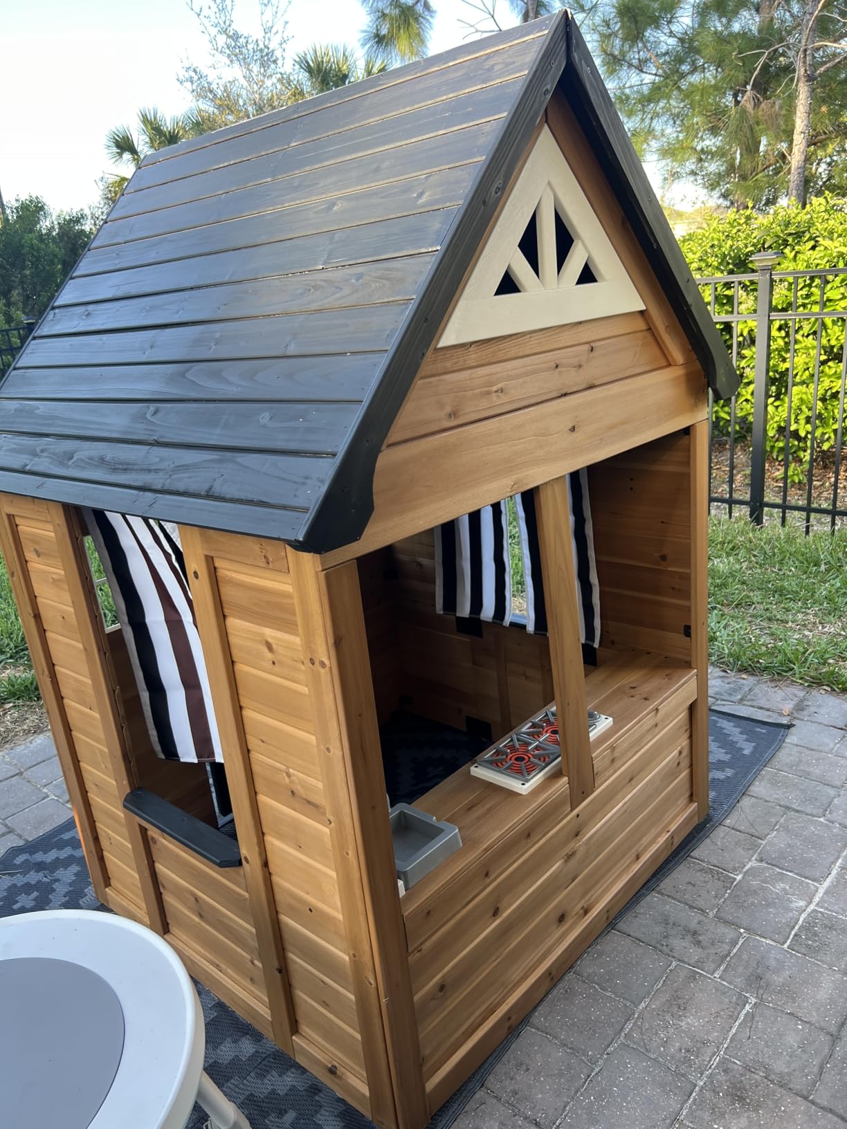 SEAL-ONCE Marine Ready Mix - 1 Gallon Penetrating Wood Sealer Waterproofer & Stain (Coastal Gray). Water-Based, Ultra-Low VOC Formula for high-Moisture Areas to Protect Wood Docks, Decks & Piers. customer photo 2