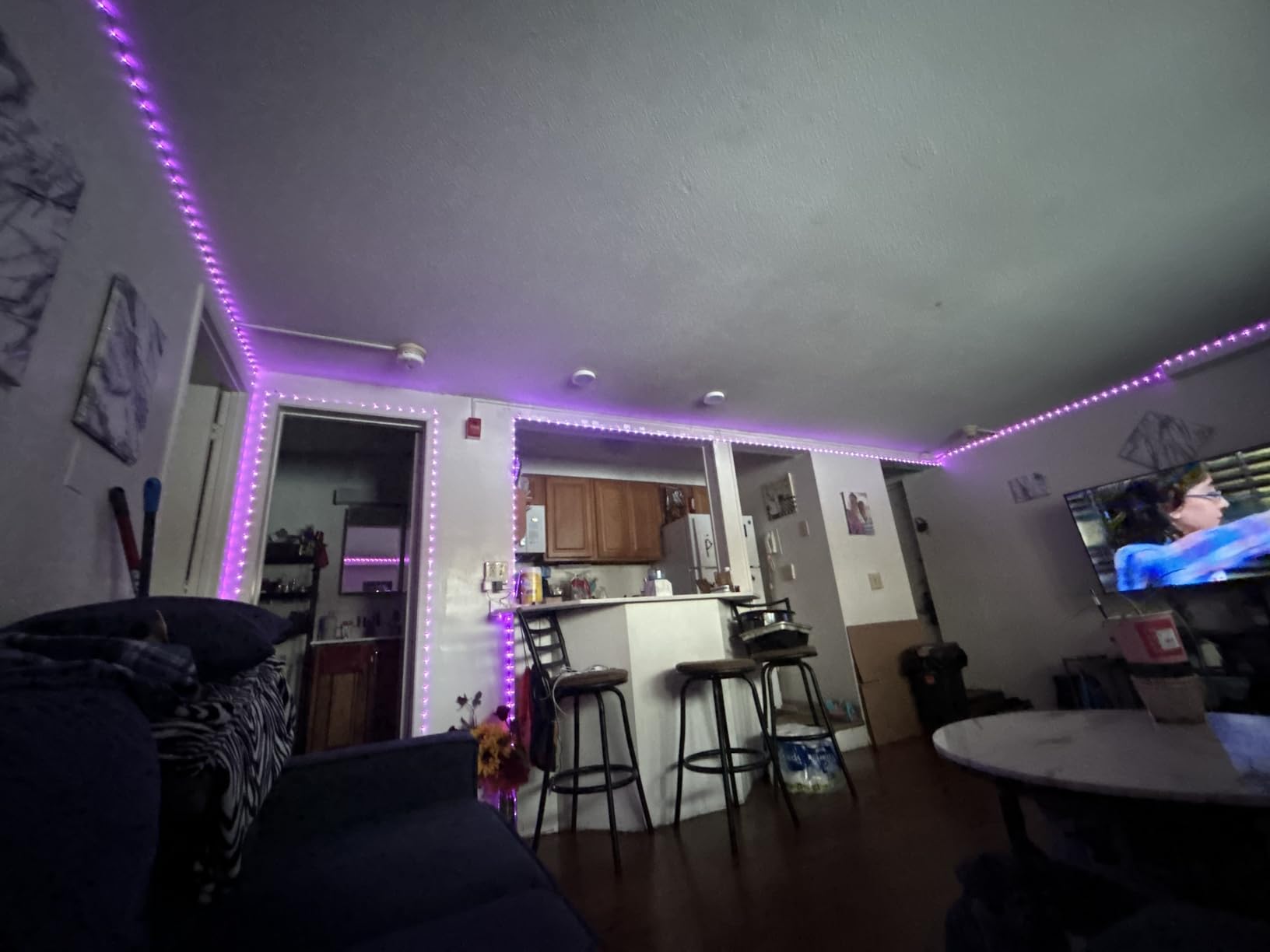Nexillumi Led Lights for Bedroom 100ft Music Sync Color Changing Led Strip Lights Smart with Remote and App Control Built-in Mic for Party Home Room Decor Luces LED para Cuarto customer photo 2