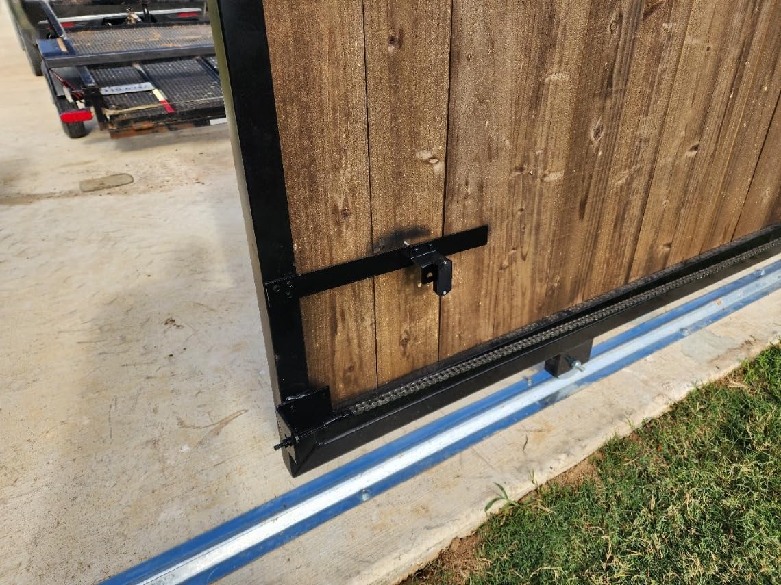 JIELI JY7 Automatic Sliding Gate Opener with 4 Remote Controls, Gate Operator Hardware Kit for Sliding Gate up to 1400 Pounds, Electric Rolling Driveway Slide Gate Motor customer photo 2