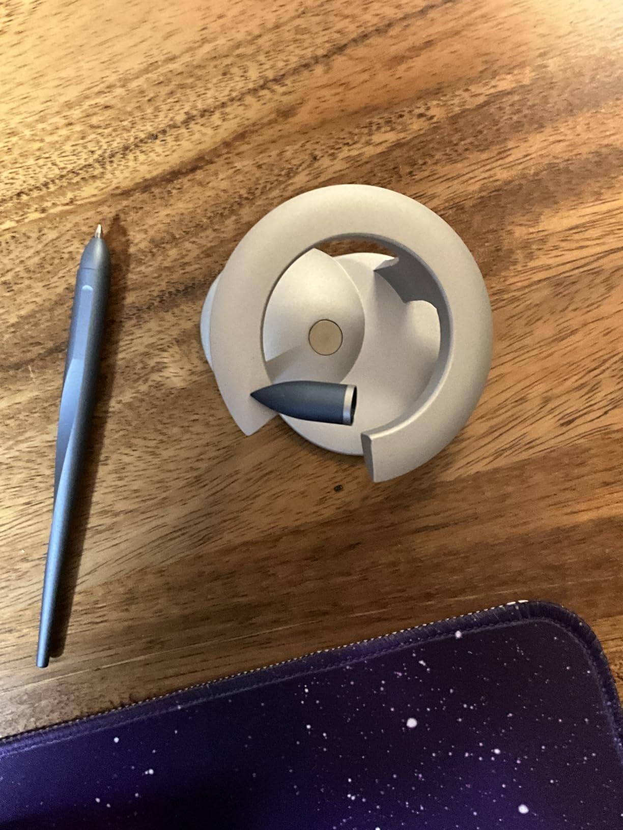 novium Hoverpen Interstellar - Space Black, Ballpoint Pen, Unique Conversational Starter, Premium Futuristic Design, Precision Flow Ink, Schmidt Ballpoint Cartridges customer photo 2