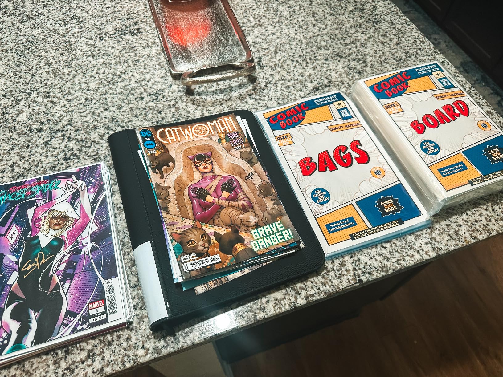 Leffis 100 Count Comic Book Current Size Bags and Boards Transparent Acid-Free and Reusable Comic Book Sleeves for Regular Comics customer photo 1