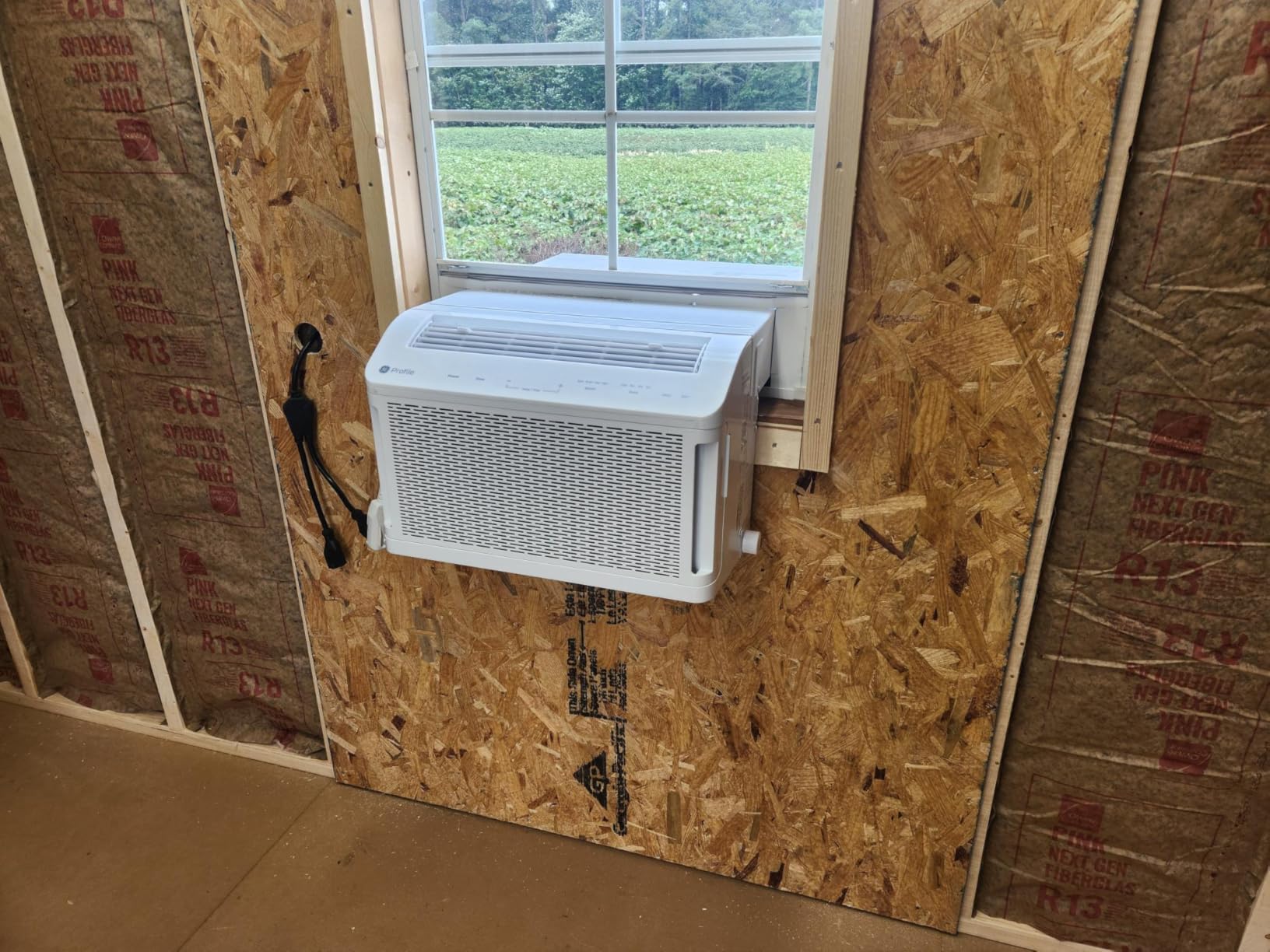 GE Profile ClearView Window Air Conditioner Unit, 8,300 BTU, U-Shaped Adjustable Depth, Energy Efficient Cooling up to 350 sq ft., Ultra Quiet, SMART Home Capable, Includes Remote, White customer photo 1