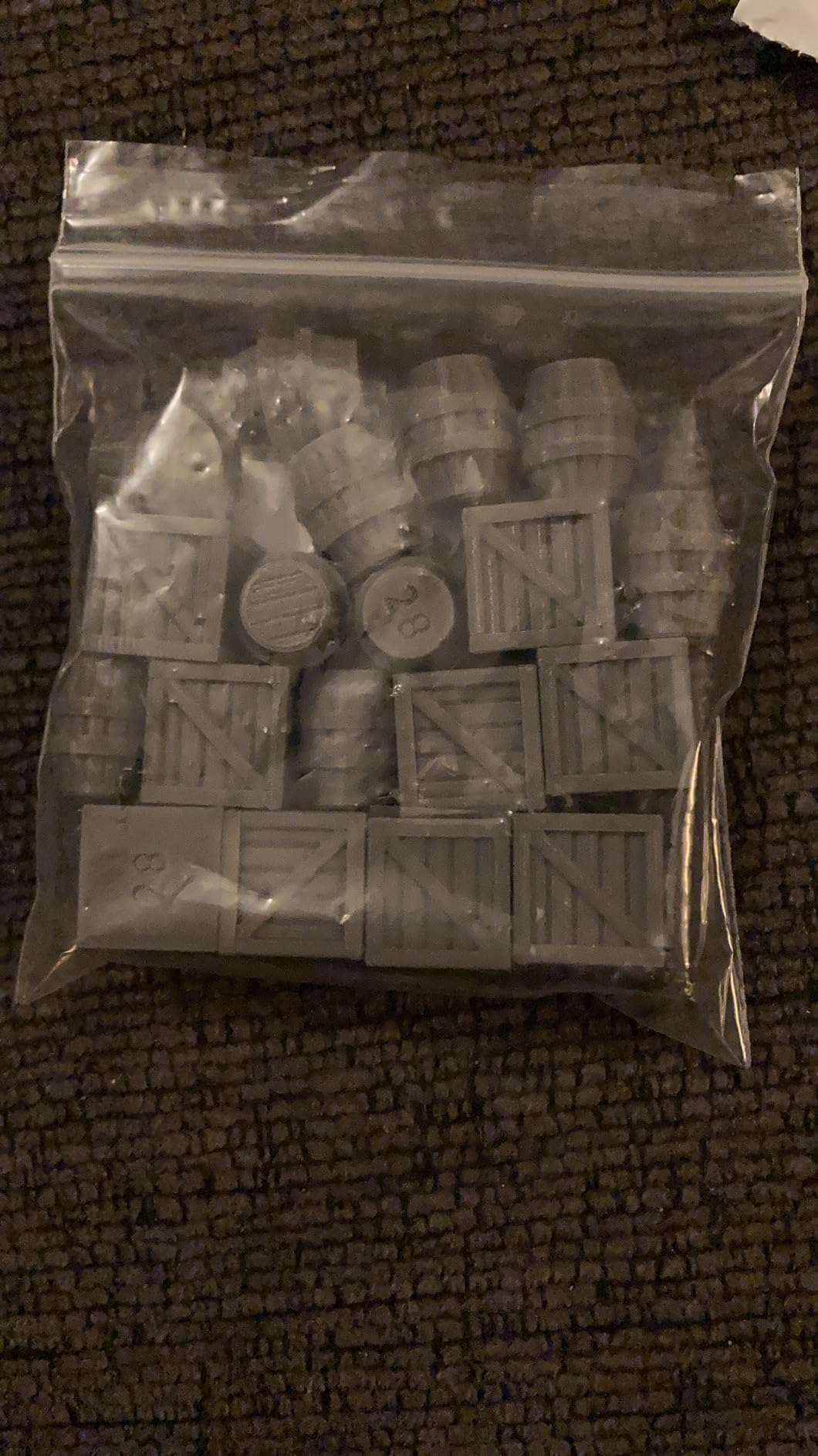 Crates and Barrels DND Terrain Compatible with Dungeons and Dragons, Warhammer 40k, 28mm Miniature Wargaming, Tabletop RPGs, Wargame Scenery customer photo 2