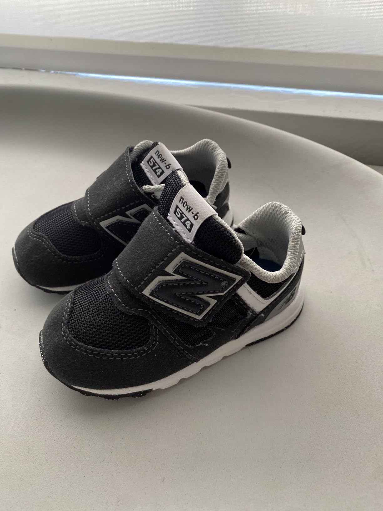 New Balance Baby Boys' 574 New-b Hook-and-Loop Sneakers customer photo 1
