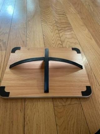 StrongTek Professional Wooden Balance Board, Rocker Board, Wood Standing Desk Accessory, Balancing Board for Under Desk customer photo 1