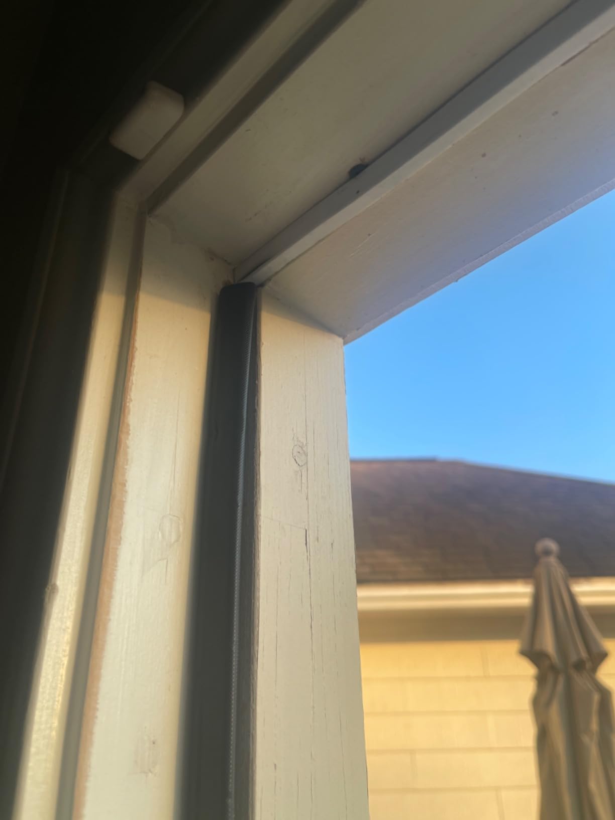 BBTO Weather Stripping Door Seal Exterior Weather Strip for Window V-Shaped Foam Kerf Garage Door Gap Blocker Soundproof Home Improvement Easy to Install(40 Feet,Brown) customer photo 1