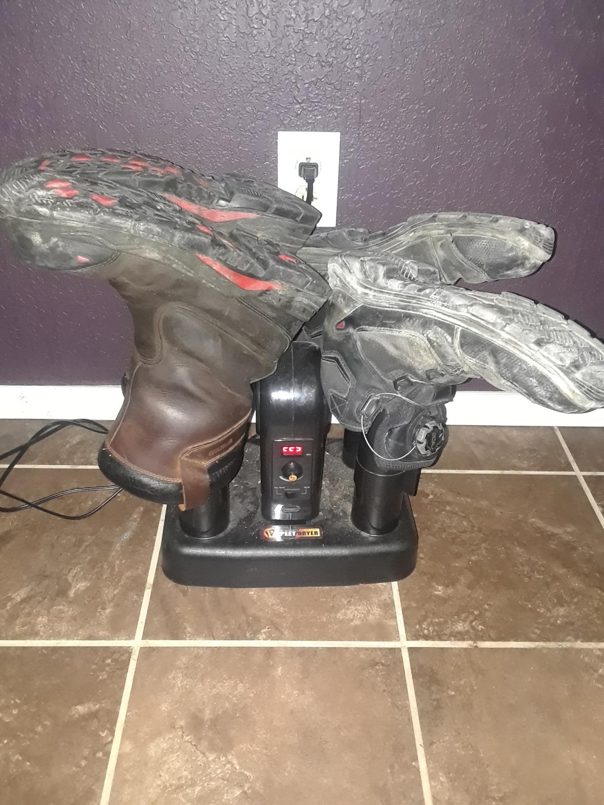 PEET Advantage Plus 4-Shoe Electric Shoe and Boot Dryer with Fan & Heat Settings, Made in the USA customer photo 1