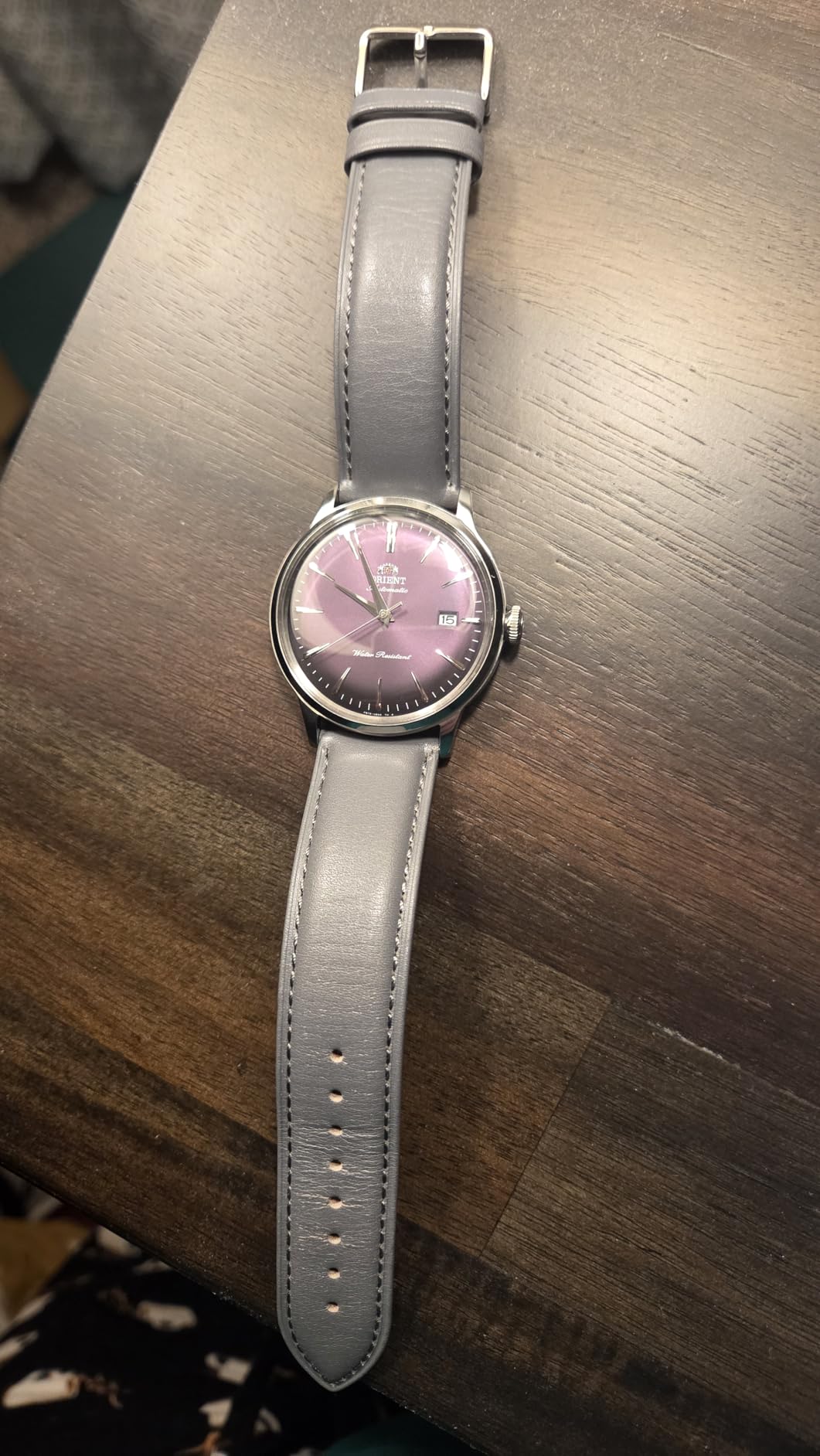 TStrap Leather Watch Band - Black Quick Release Watch Strap - Soft Smart Watch Bracelet with Clasp Buckle customer photo 1
