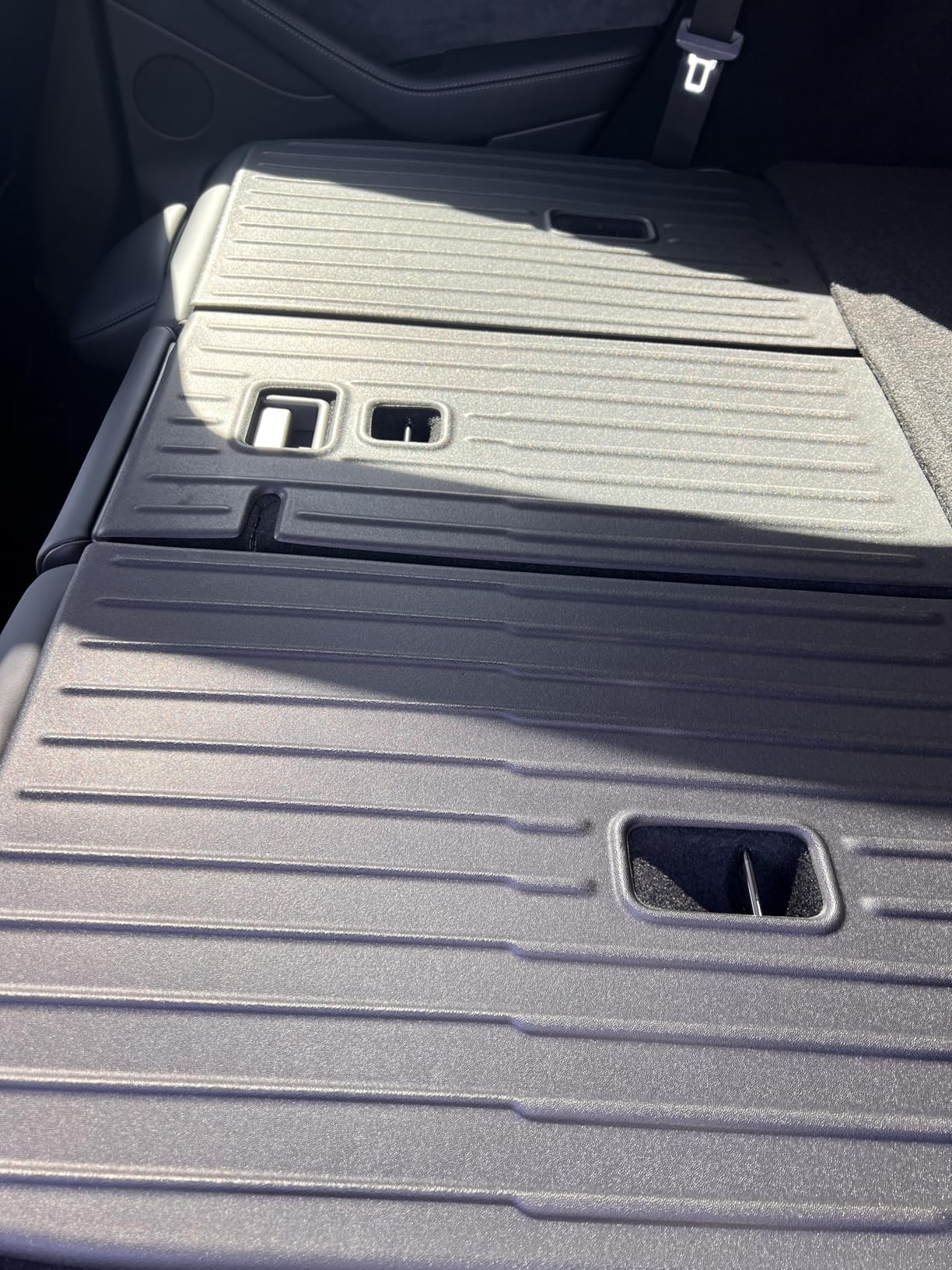 SUPER LINER Floor Mats for 2024-2025 2026 Tesla Model 3 Highland | 6-Piece Set Extra-Thick TPE All-Weather Floor & Cargo Liners | Pet & Child-Friendly Custom Fit Interior Accessories customer photo 1