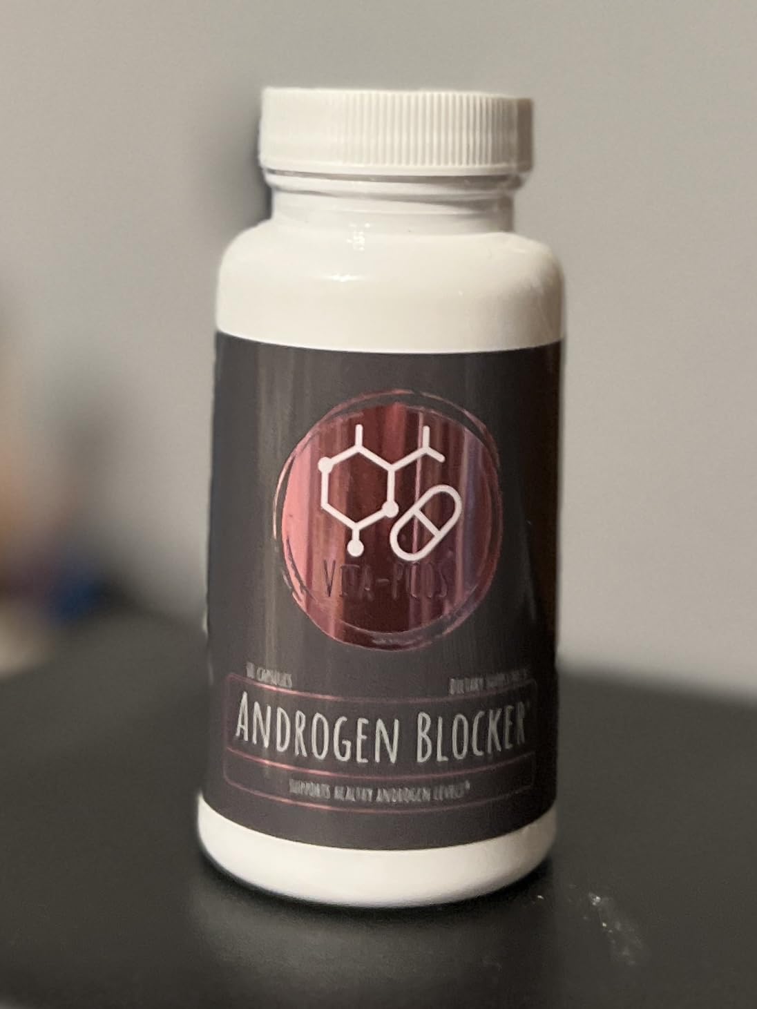 VITA-PCOS AndroBlocker Balance Supplement for Women - Stinging Nettle Capsules with Zinc & Inositol for Unwanted Facial Hair & Healthy Period - Saw Palmetto for Women Energy & Vitality - 60 Capsules customer photo 1