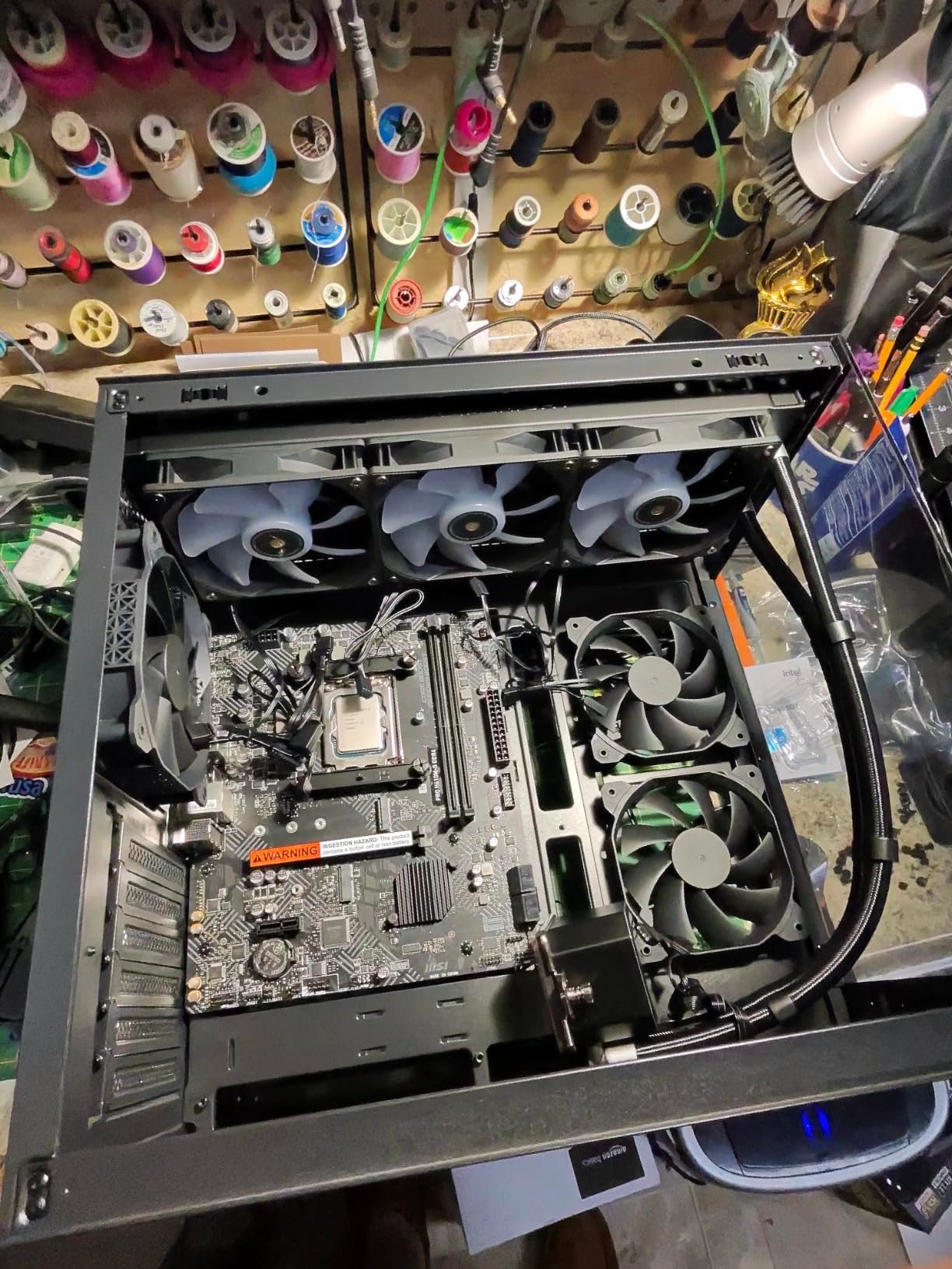 MSI PRO H610M-G DDR4 Motherboard - 12th/13th/14th Gen Intel Core, LGA 1700 Socket, DDR4, PCIe 4, SATA 6Gb/s, 1Gbps LAN, M.2 Slots, USB 3.2, mATX customer photo 1