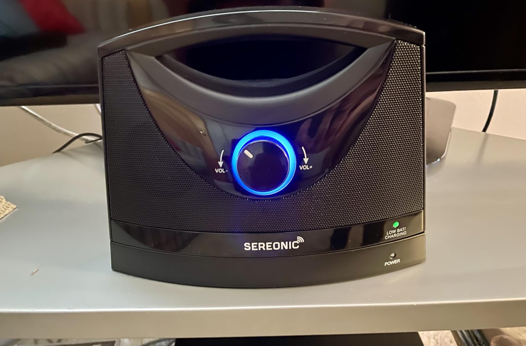 SEREONIC Portable Wireless TV Speakers for Smart TV - Ideal for TV Watching Without The Blaring Volume - Wireless Speakers for TV Designed for Hard of Hearing, Elderly, and Seniors - 100ft Range customer photo 2