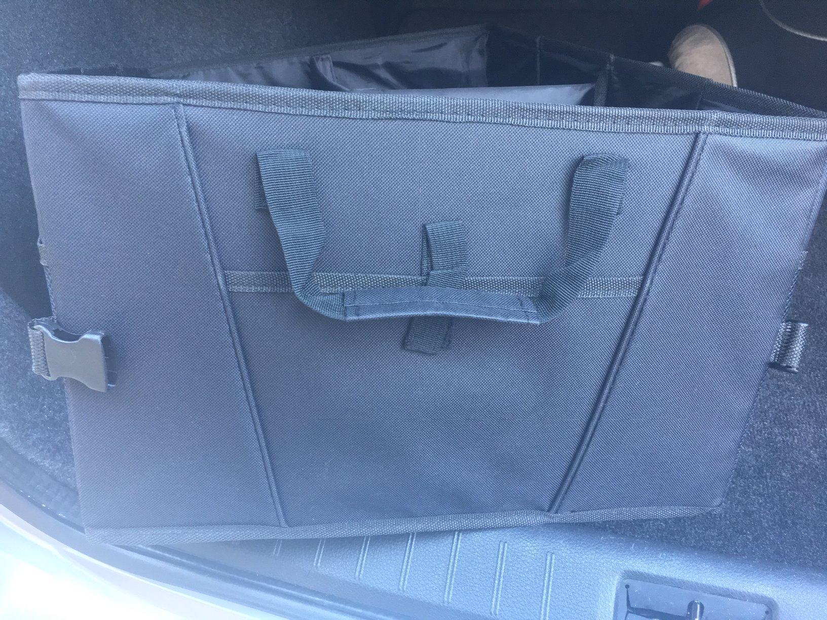 Fortem Trunk Organizer For SUV Car Trunk Organizer, Foldable Storage, Car Accessories for Women Men, Collapsible Bag, Perfect Christmas Gifts, 600D Oxford, Non Slip Bottom, Straps, Soft Cover (85L) customer photo 1