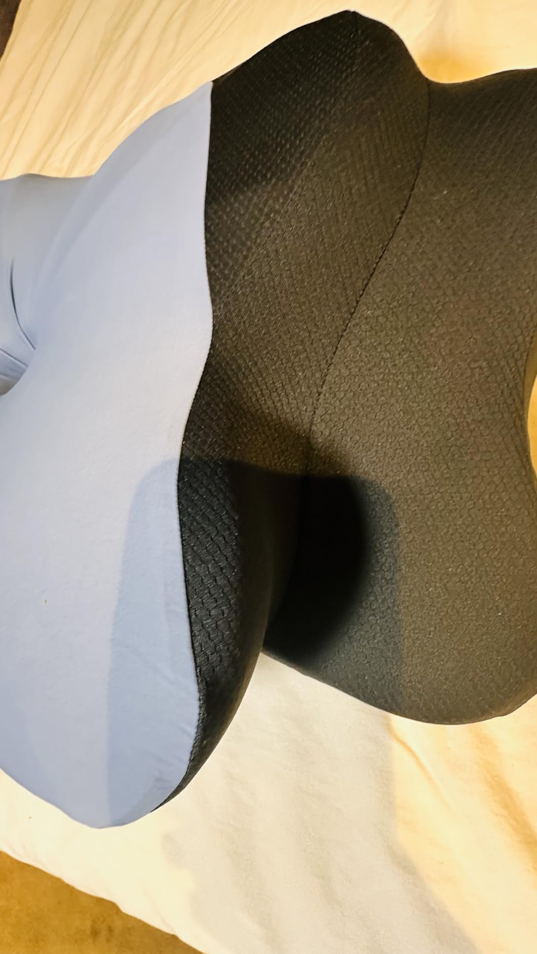 DONAMA Cervical Pillow for Neck and Shoulder,Contour Memory Foam Pillow,Ergonomic Neck Support Pillow for Side Back Stomach Sleepers with Pillowcase customer photo 2