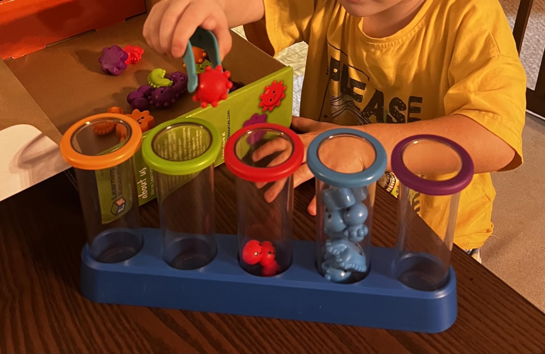 Learning Resources Silly Science Fine Motor Sorting Set - 55 Pieces, Age 3+ Educational Toy, Preschool Fine Motor Skills customer photo 1