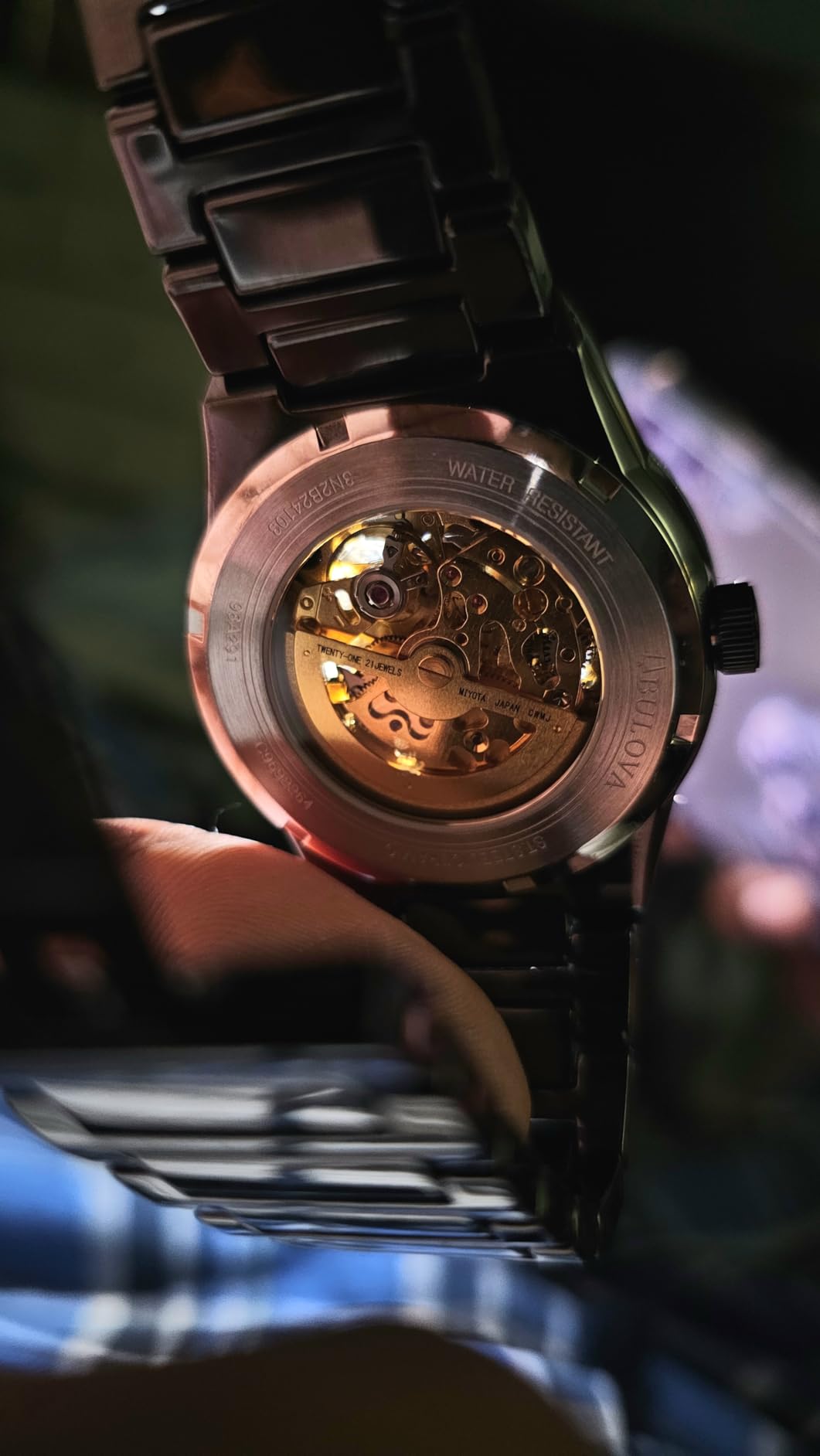 Men's Modern Millenia 3-Hand Automatic Ceramic Watch, Open Aperture, Edge-to-Edge Crystal customer photo 1