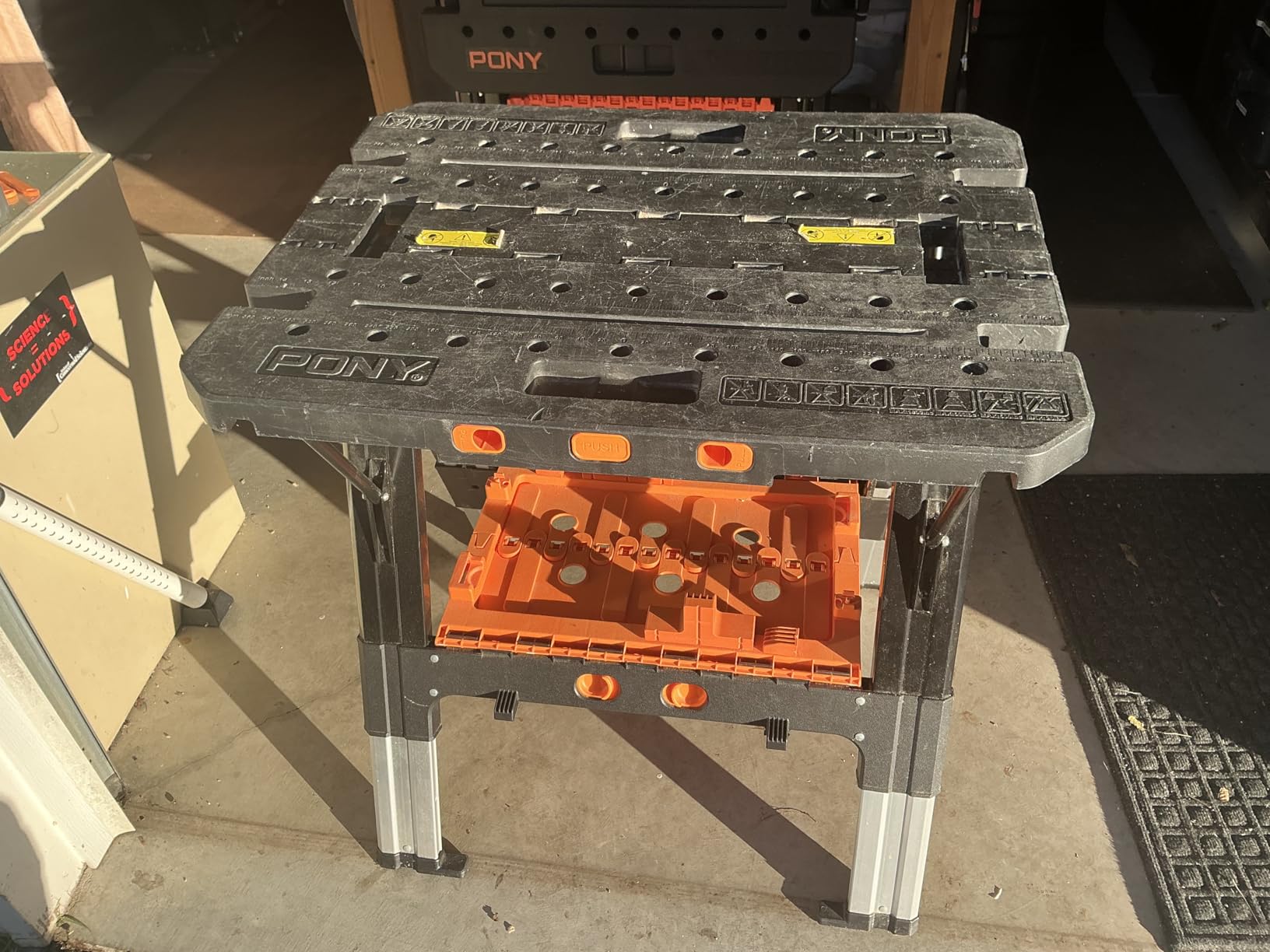 Pony Portable Folding Work Table, 2-in-1 as Sawhorse & Workbench customer photo 1
