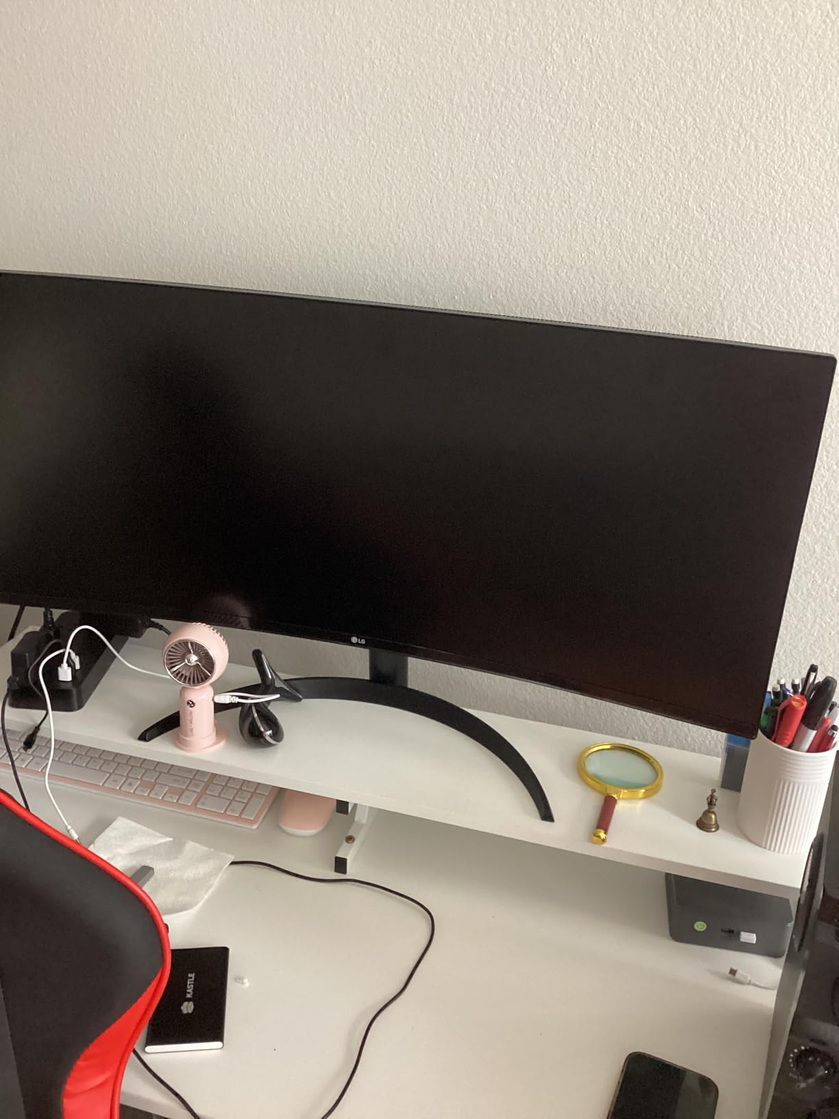 LG 34WP60C-B 34-Inch 21:9 Curved UltraWide QHD (3440x1440) Gaming Computer Monitor with 160Hz sRGB 99% Color Gamut and HDR 10, AMD FreeSync Premium and 3-Side Virtually Borderless Screen Tilt,Black customer photo 2