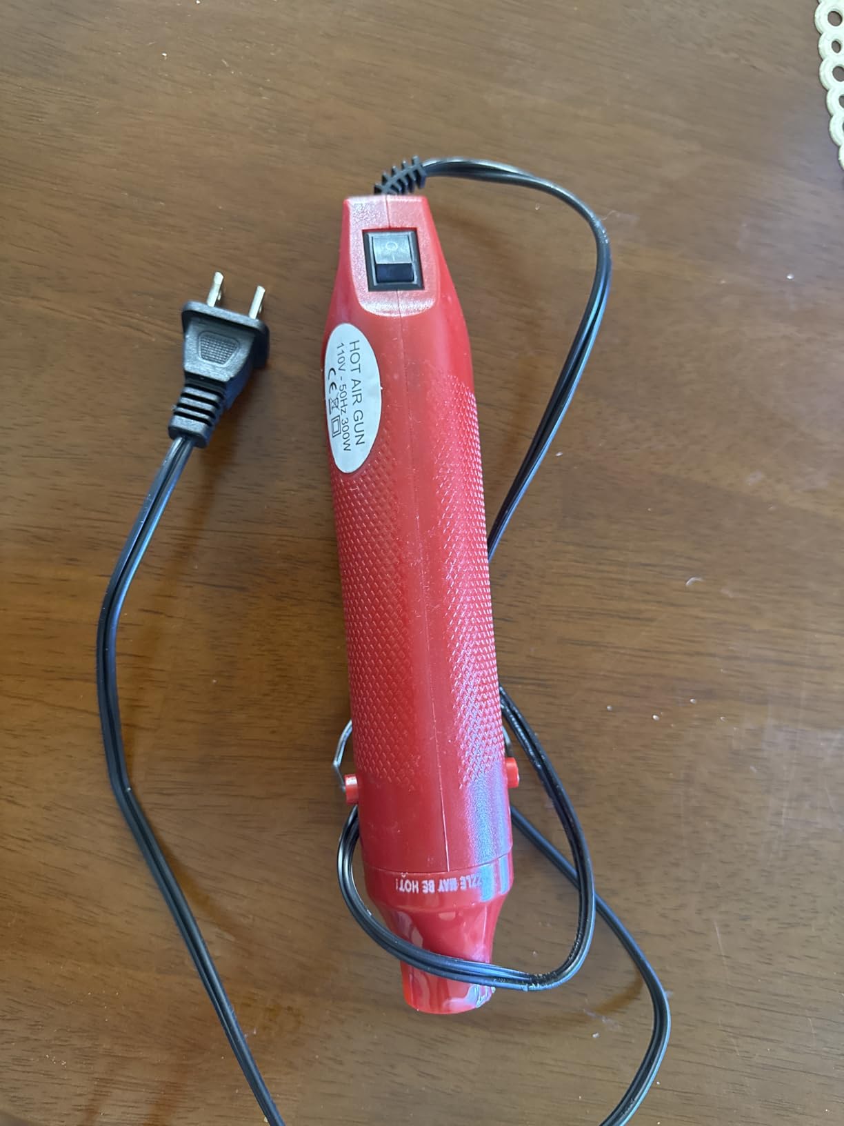 Heat Gun, Mini Hot Air Gun for DIY Crafts Portable Heat Air Gun Tool for Embossing Shrink Wrapping Drying Paint customer photo 2