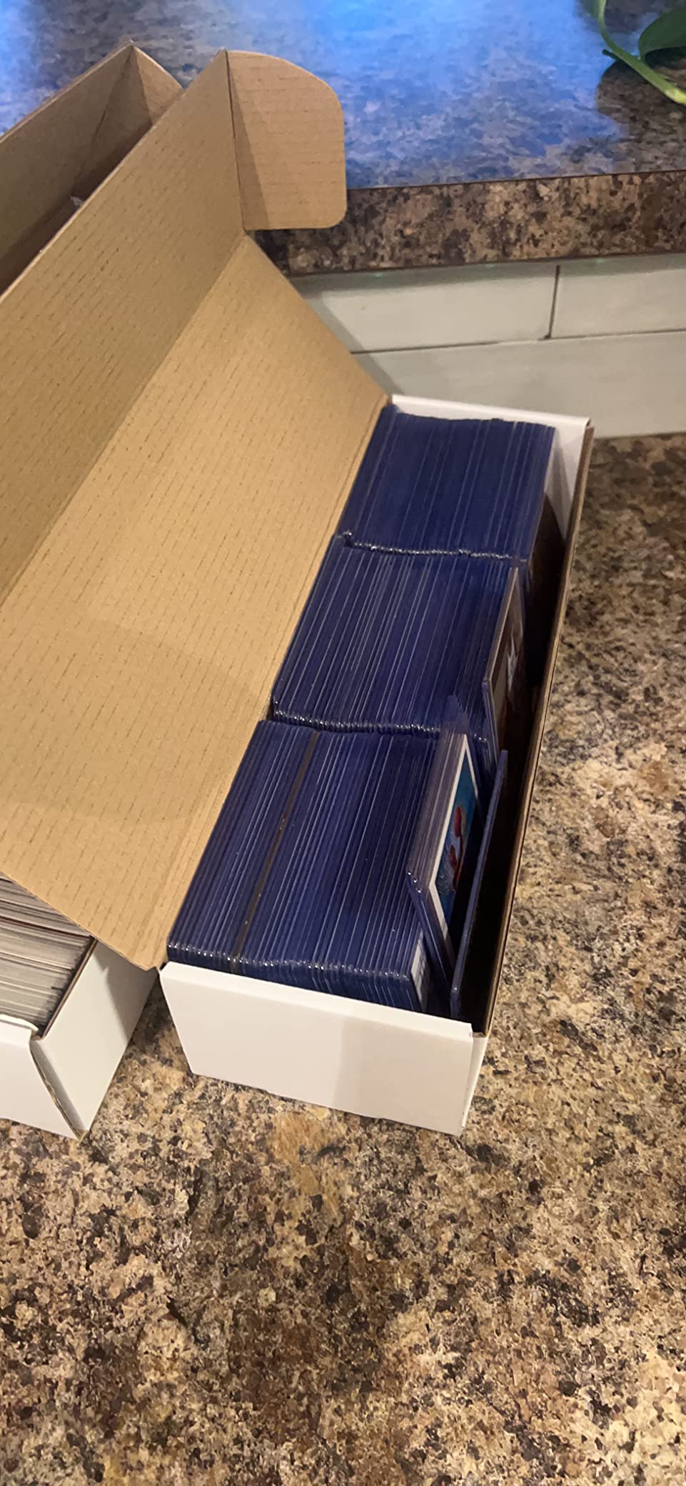 Fageverld Trading Card Storage Box, Mtg Storage Box with Dividers, Cardboard Collector Box for TCG, Baseball Sports Cards, 6 Count customer photo 2