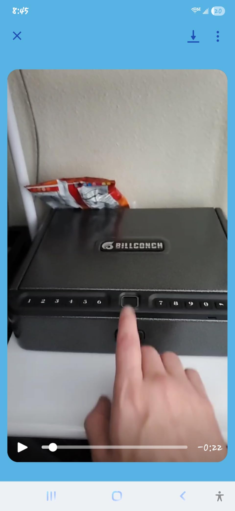 BILLCONCH Gun Safe for Handgun - Biometric Gun Safe 4 Ways Quick Access with Fingerprint/Full-digital Keypad/Key/APP Lock customer photo 1