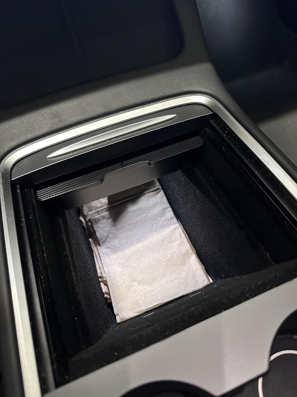 Spigen Center Console Organizer for Tesla Model Y (2021-2024) & Model 3 (2021-2023) [Not for Model Y Juniper 2025/26 and Model 3 Highland (2024/25)] customer photo 1
