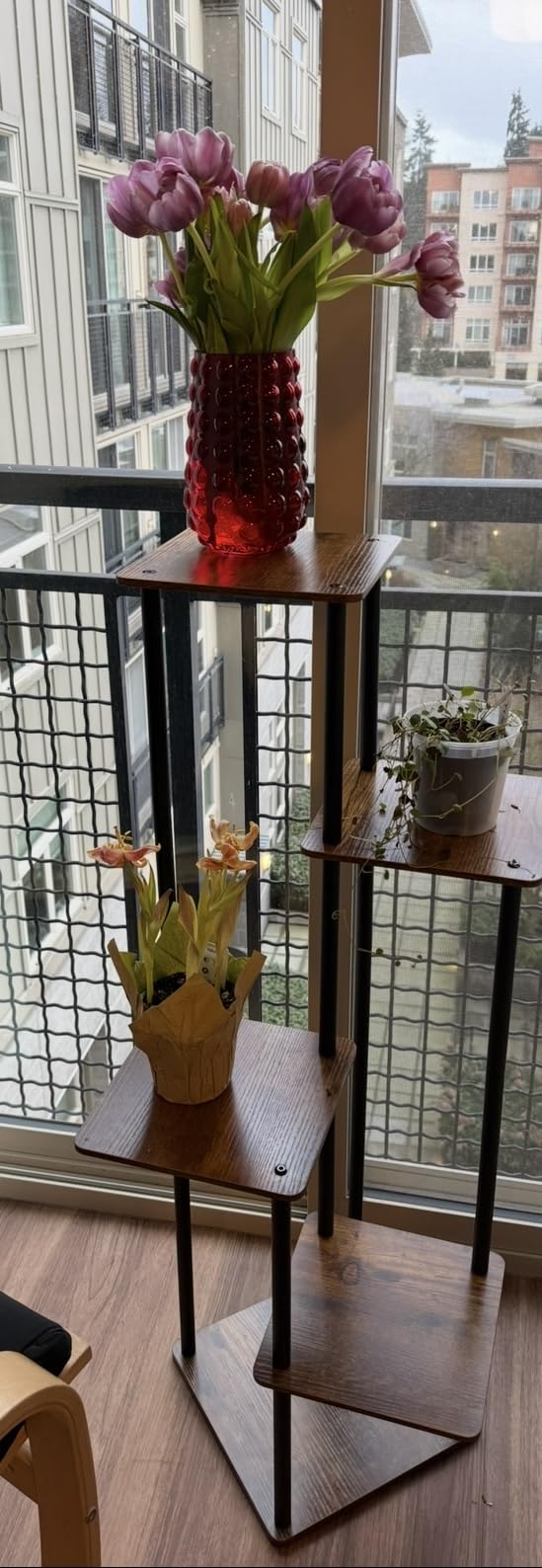 AZERPIAN Plant Stand 5 Tier Indoor Metal Flower Shelf for Multiple Plants Corner Tall Flower Holders customer photo 1
