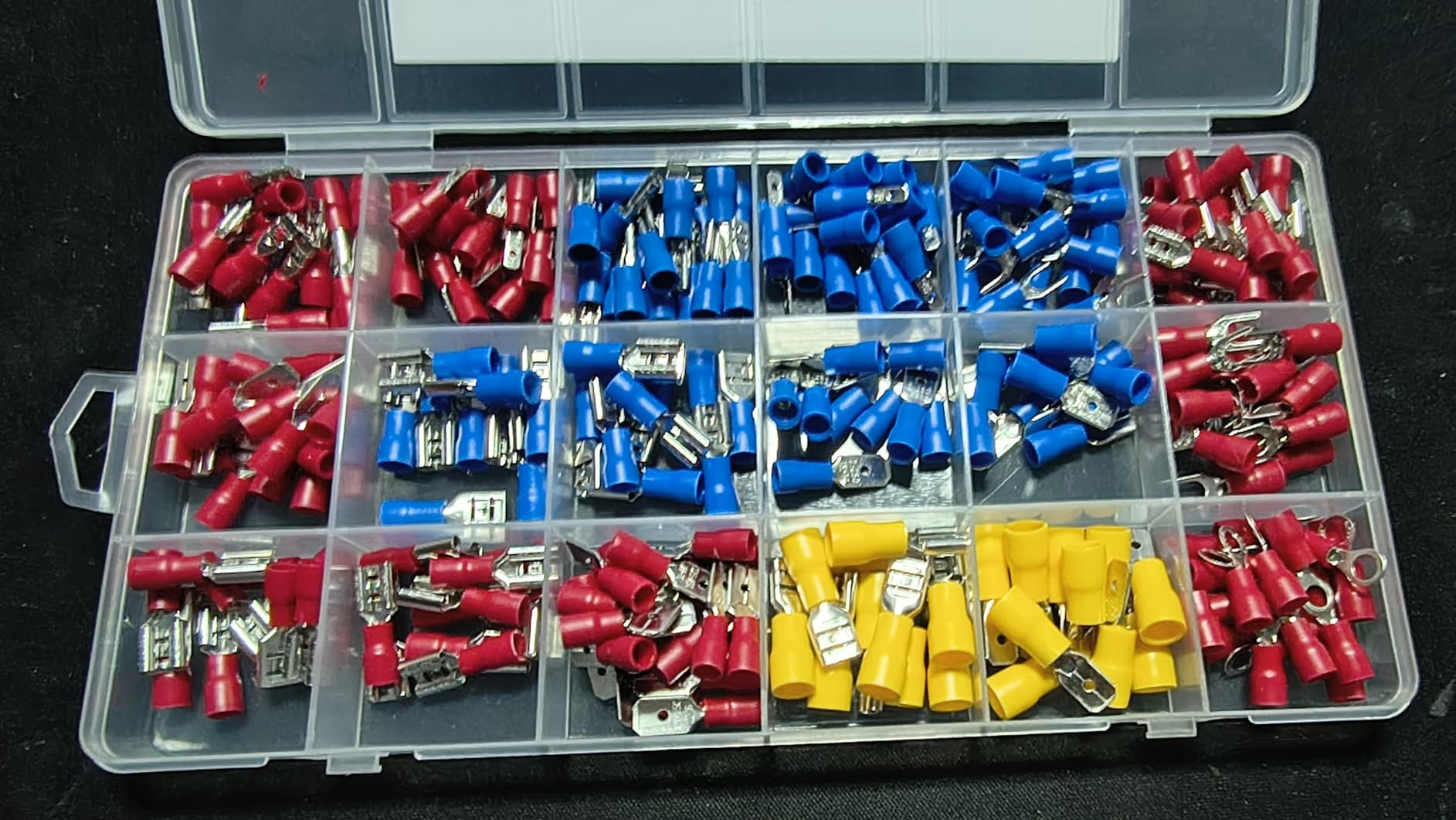 280PCS Crimp Connectors, 2.8mm 4.8mm 6.3mm Male and Female Spade Connector kit, 15 Types Crimp Terminals Electrical Connectors customer photo 2