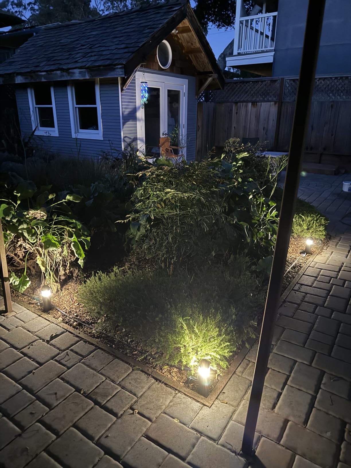 LED Landscape Bollard Pathway Light, 2W, DC 12V Low Voltage Path Lighting Outdoor Waterproof, Die-Casted Aluminum Housing for Garden Light, 3000K Warm White Pack of 4 customer photo 1