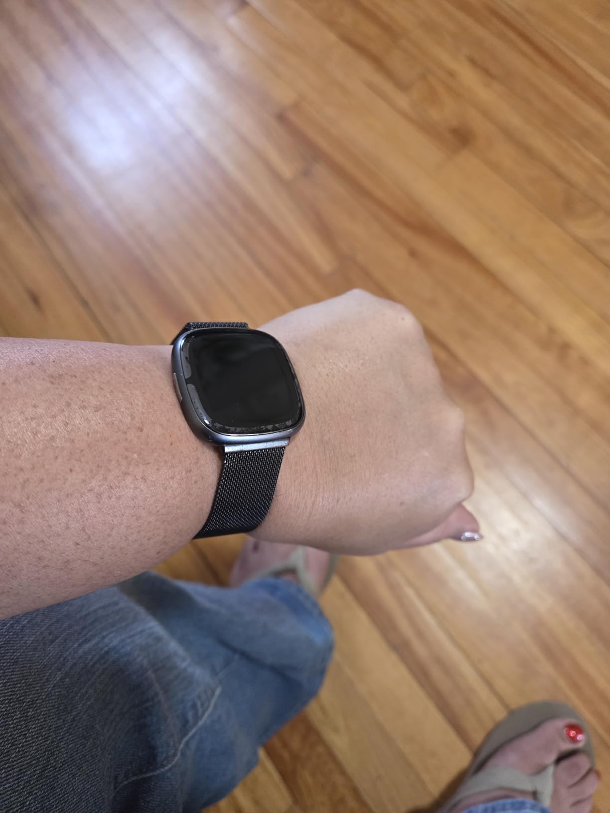 Fitbit Sense 2 Advanced Health and Fitness Smartwatch with Tools to Manage Stress and Sleep, ECG App, SpO2, 24/7 Heart Rate and GPS, Shadow Grey/Graphite customer photo 2
