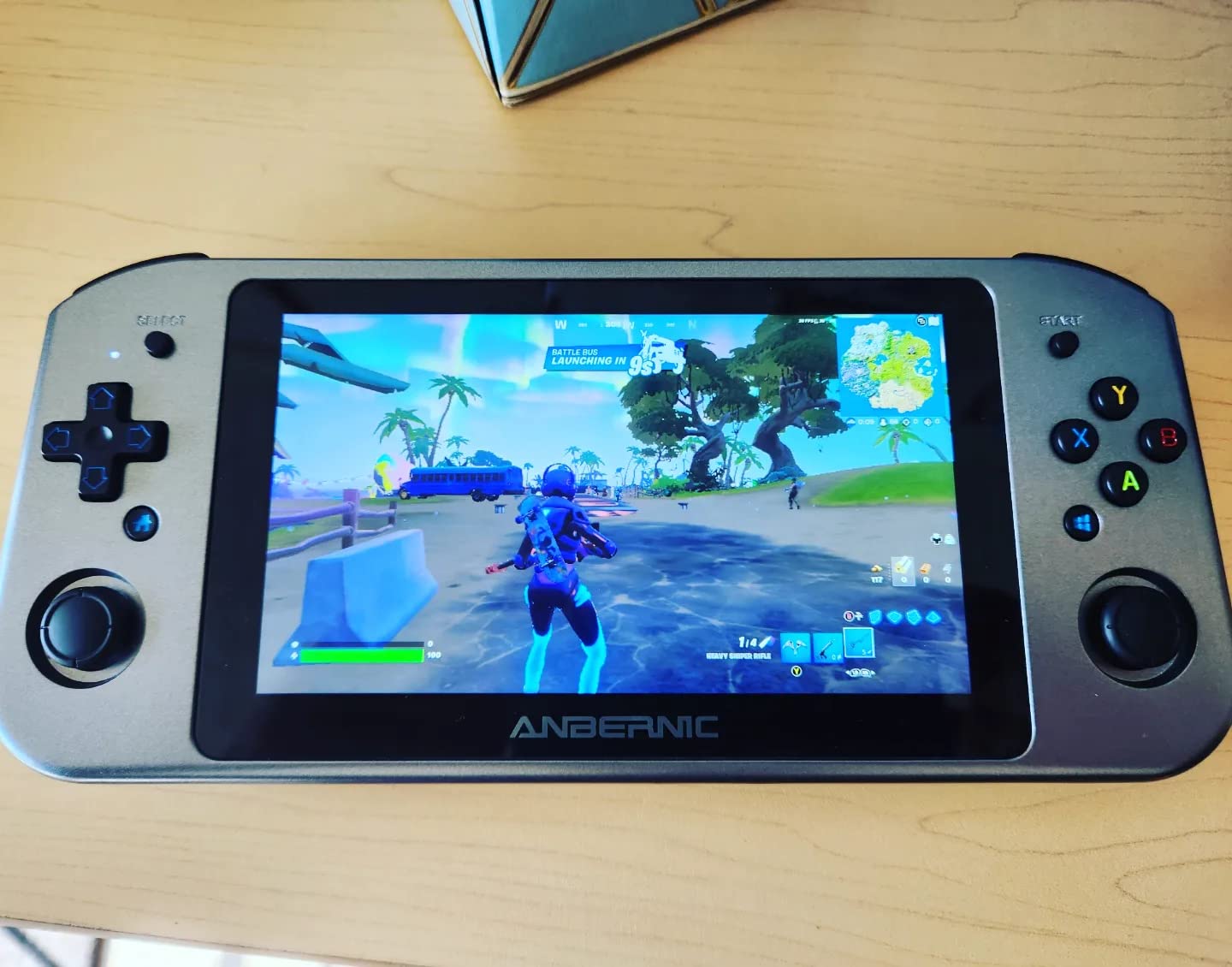 WIN600 Video Handheld PC Game Console Win 11 Edition 8G DDR4 with 256G M.2 SSD, Support Steam OS with AMD Athlon Silver 3050e 5.94in OCA Full Lamination IPS Screen customer photo 1