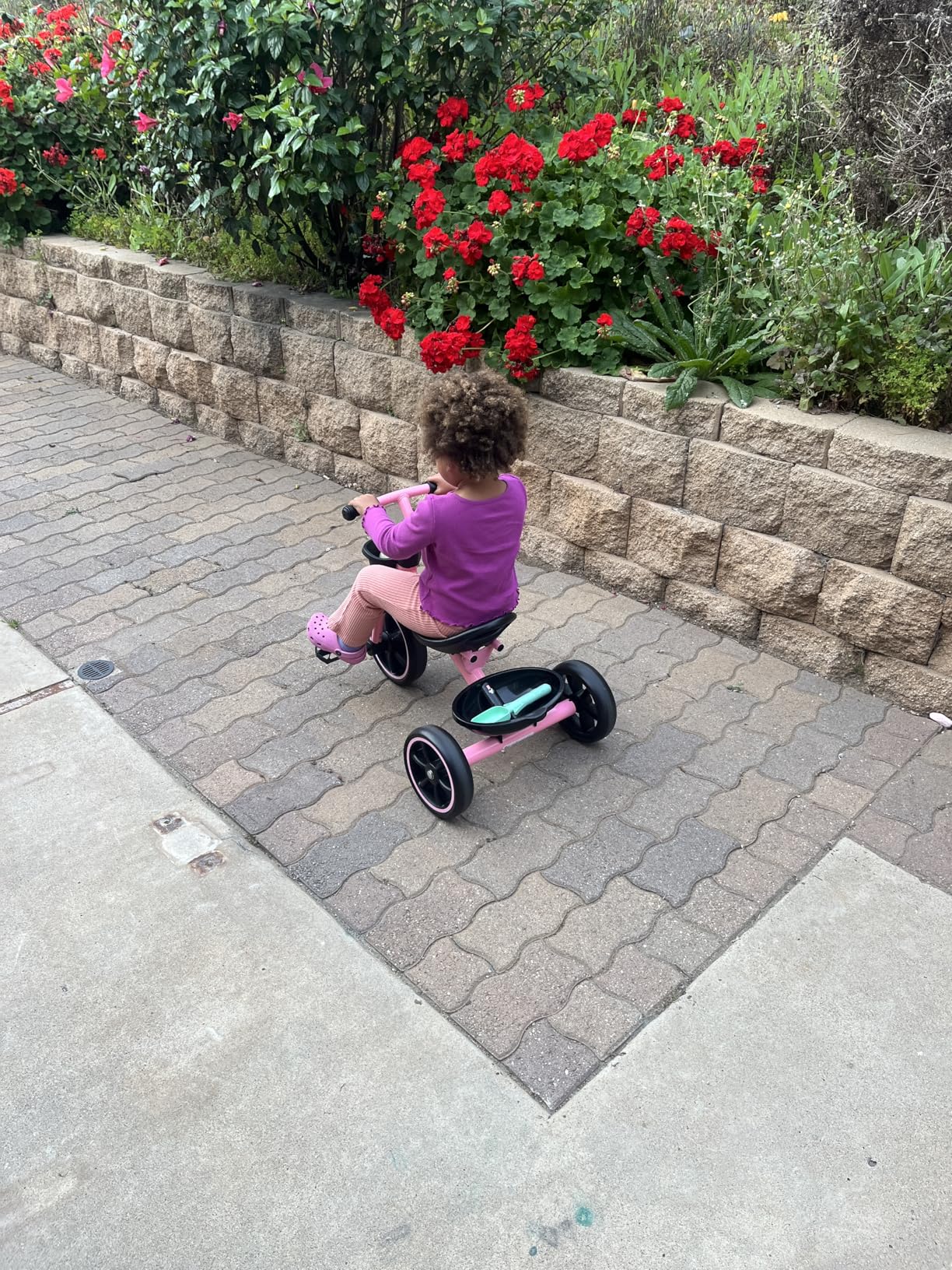KRIDDO Tricycles Age 24 Month to 4 Years, Toddler Kids Trike for 2.5 to 5 Year Old, Gift for 2-4 Year Olds, Green customer photo 2