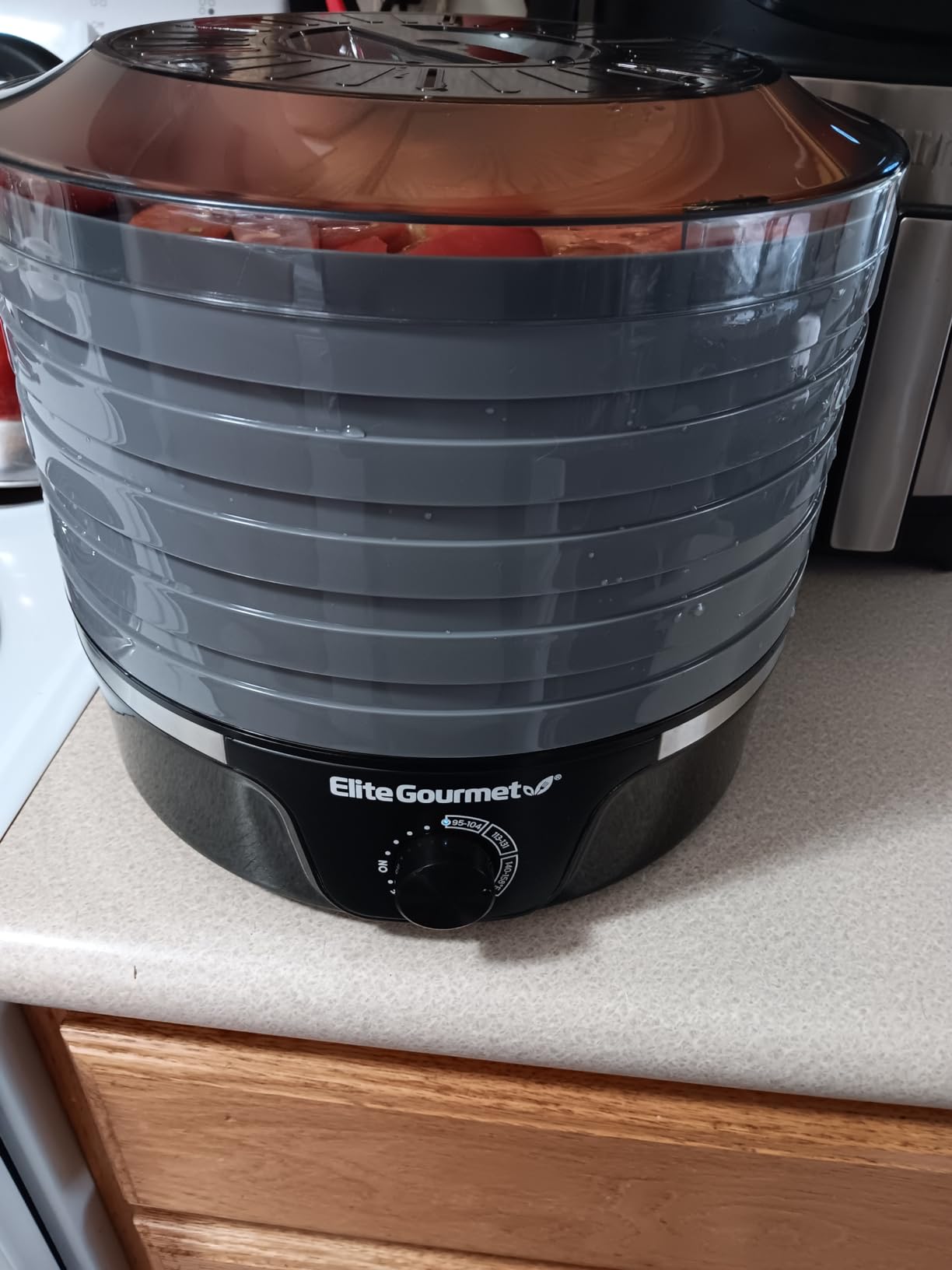 Elite Gourmet EFD319BNG Food Dehydrator, 5 BPA-Free 11.4